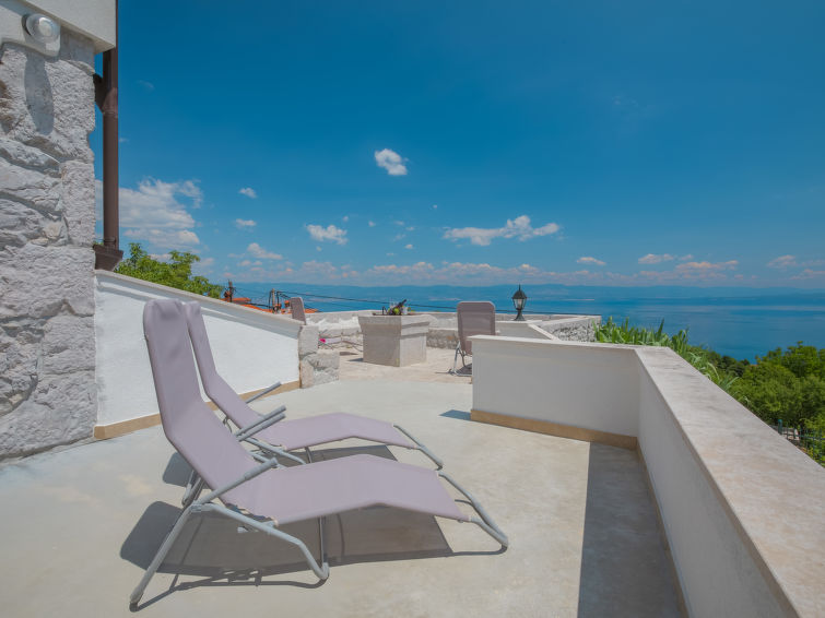 Wellness en zeezicht in vakantiehuis San Martino I, Mošćenička Draga in Mošćenička Draga