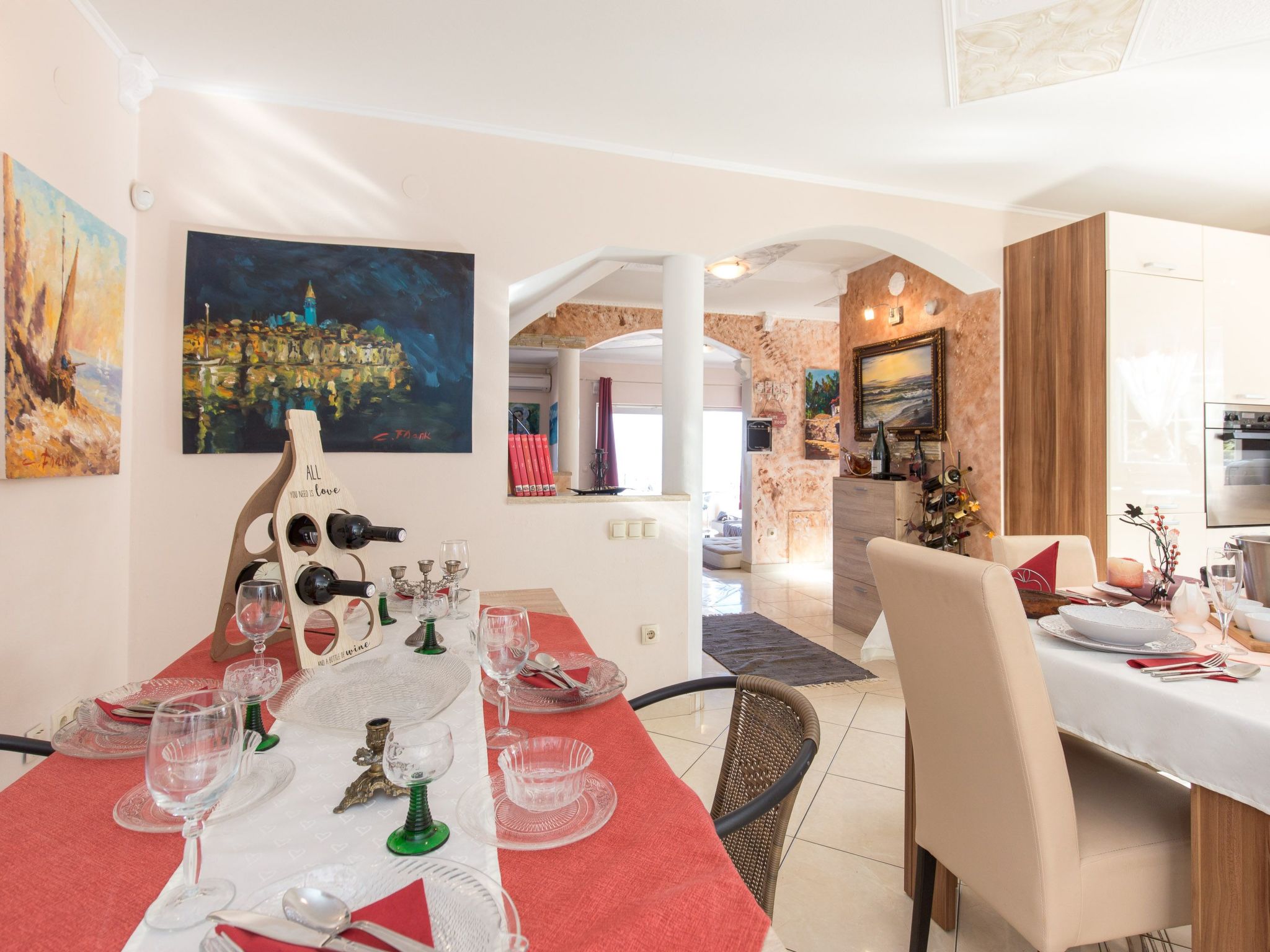 Wohnung in der Villa Emily mit herrlichem Meerblick-Dedans