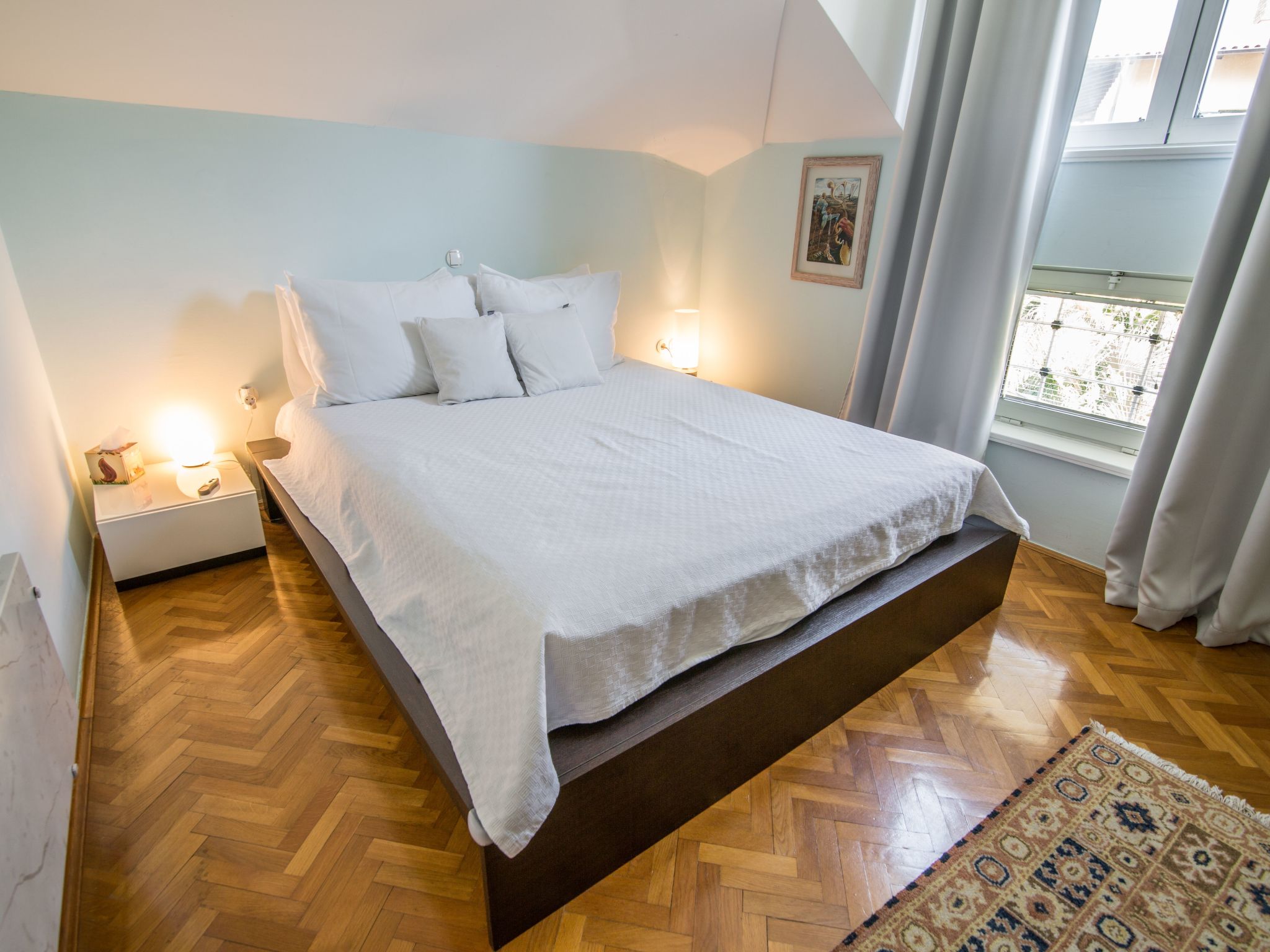 "Penthouse" mit Blick auf das Wasser-Drinnen