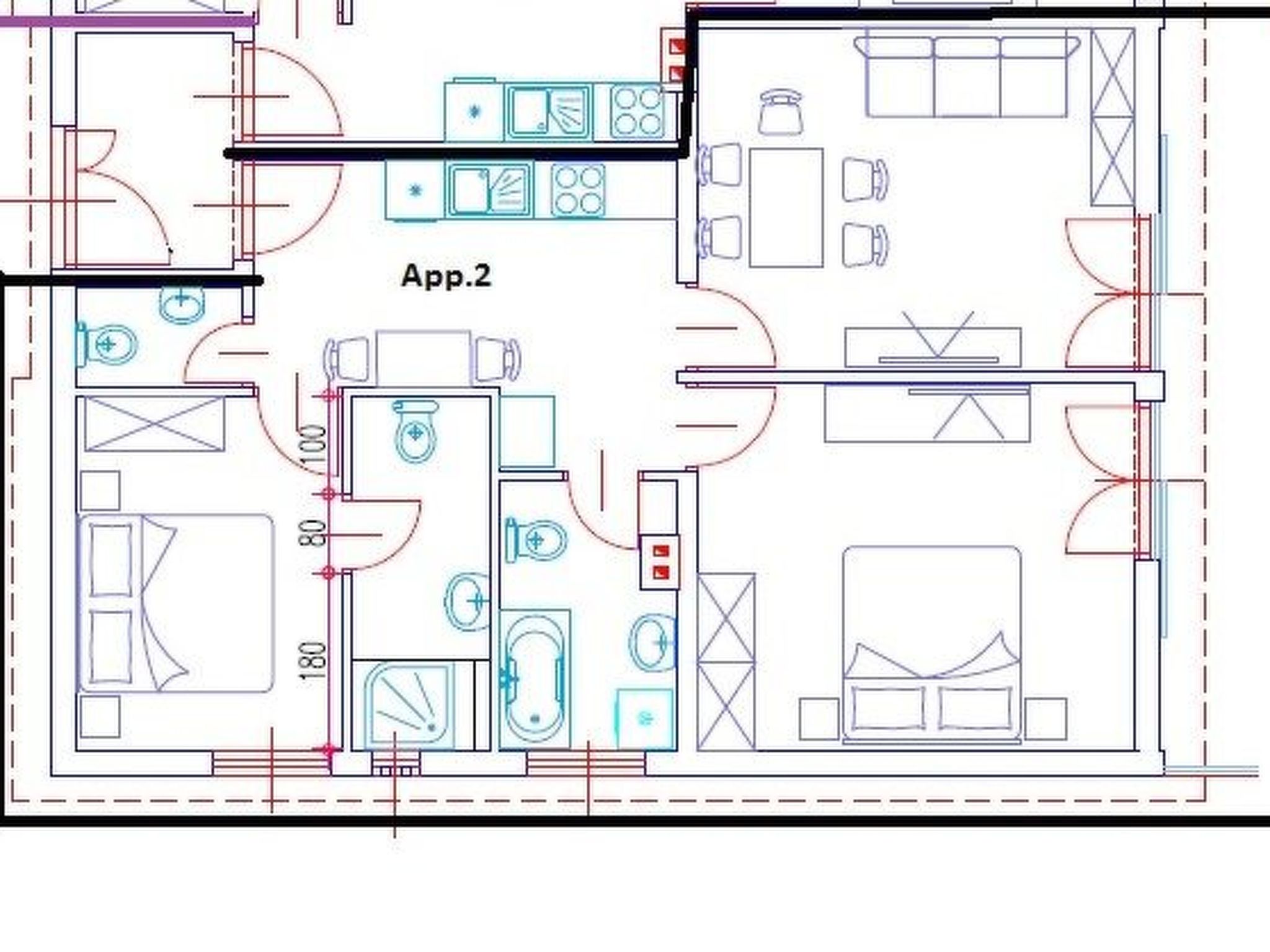 Apartment Oleandri A2 mit Meerblickbalkon-Image-tags.info