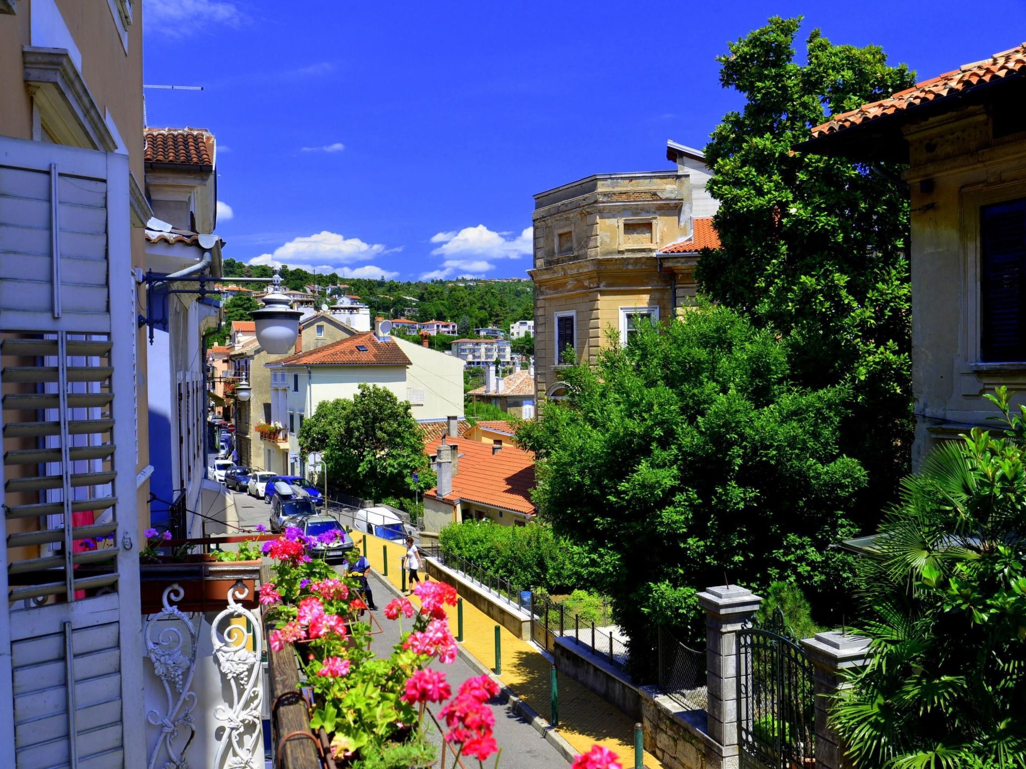 Schöne Ferienwohnung mit Balkon und Garten