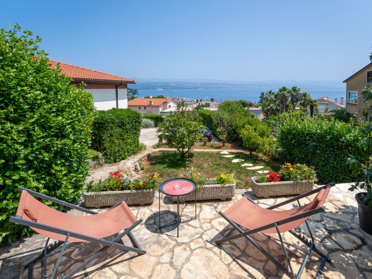 2-persoons appartement met zeezicht in Ičići, Opatija in Opatija/Ičići