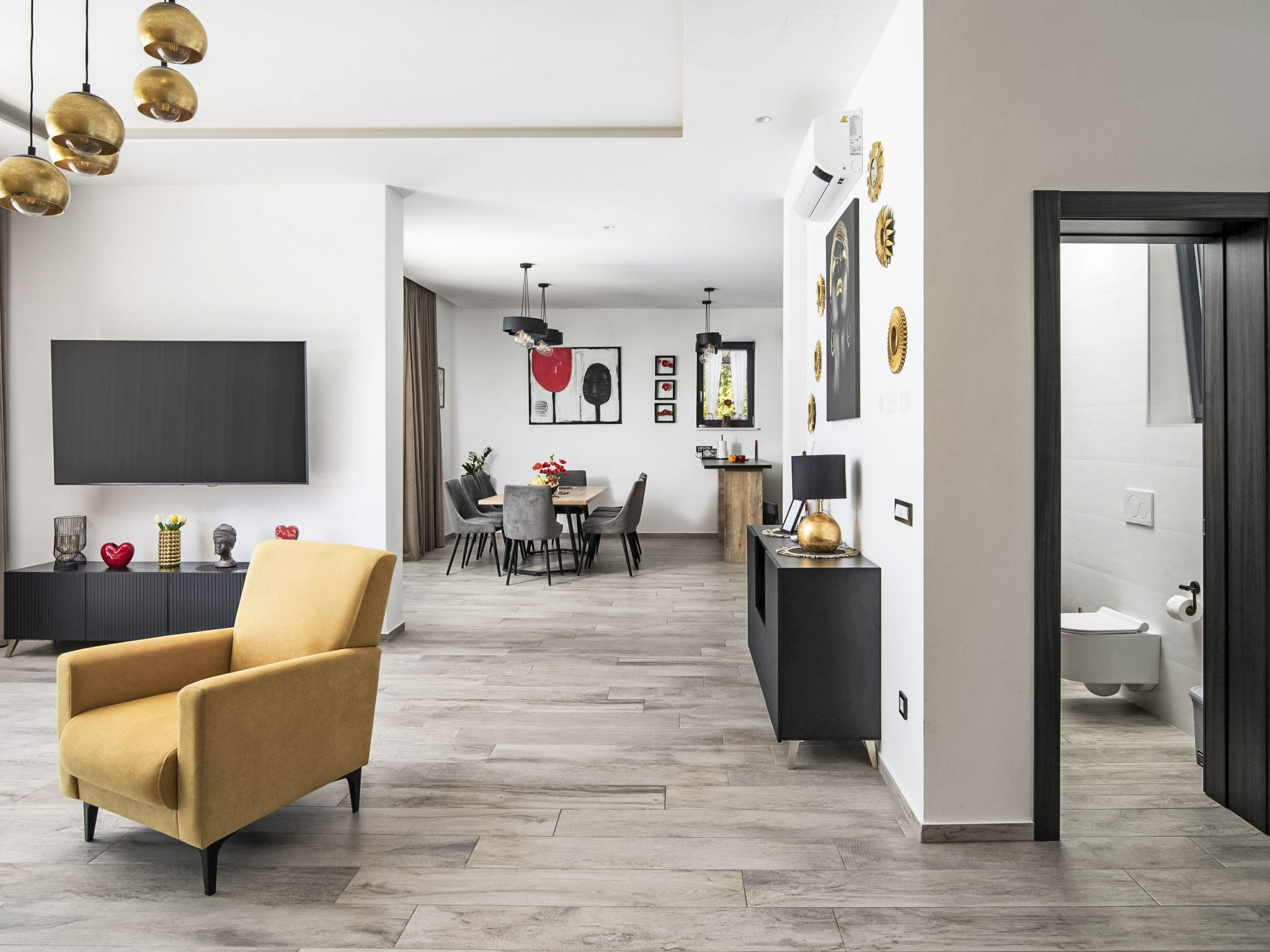 Schönes Ferienhaus Villa Ziganto - Dedans