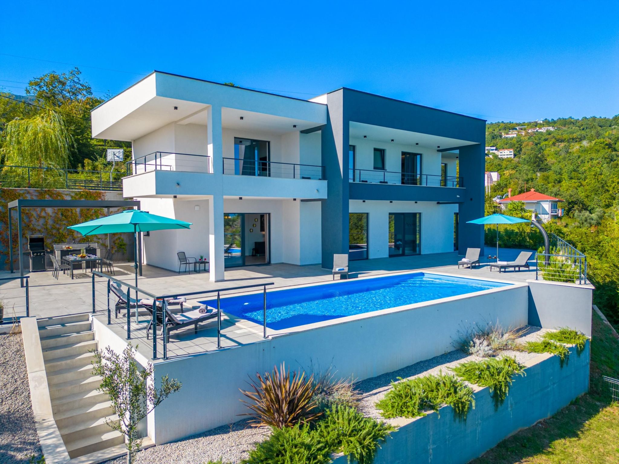 Schönes Ferienhaus Villa Ziganto-Dedans