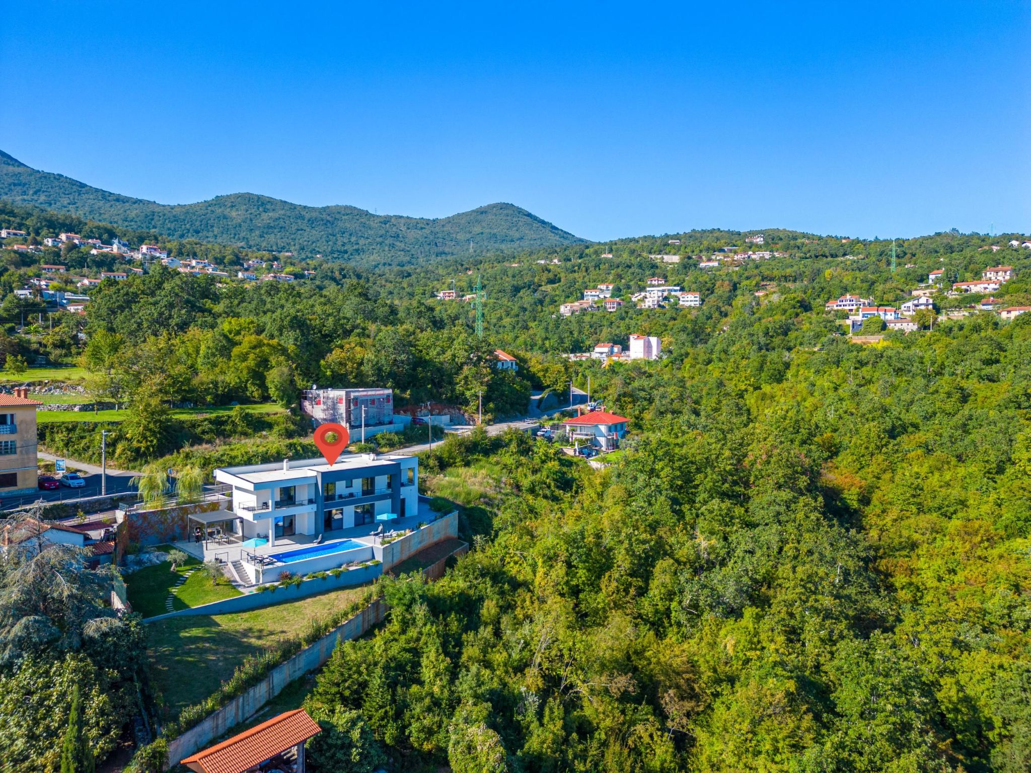 Schönes Ferienhaus Villa Ziganto-Dedans