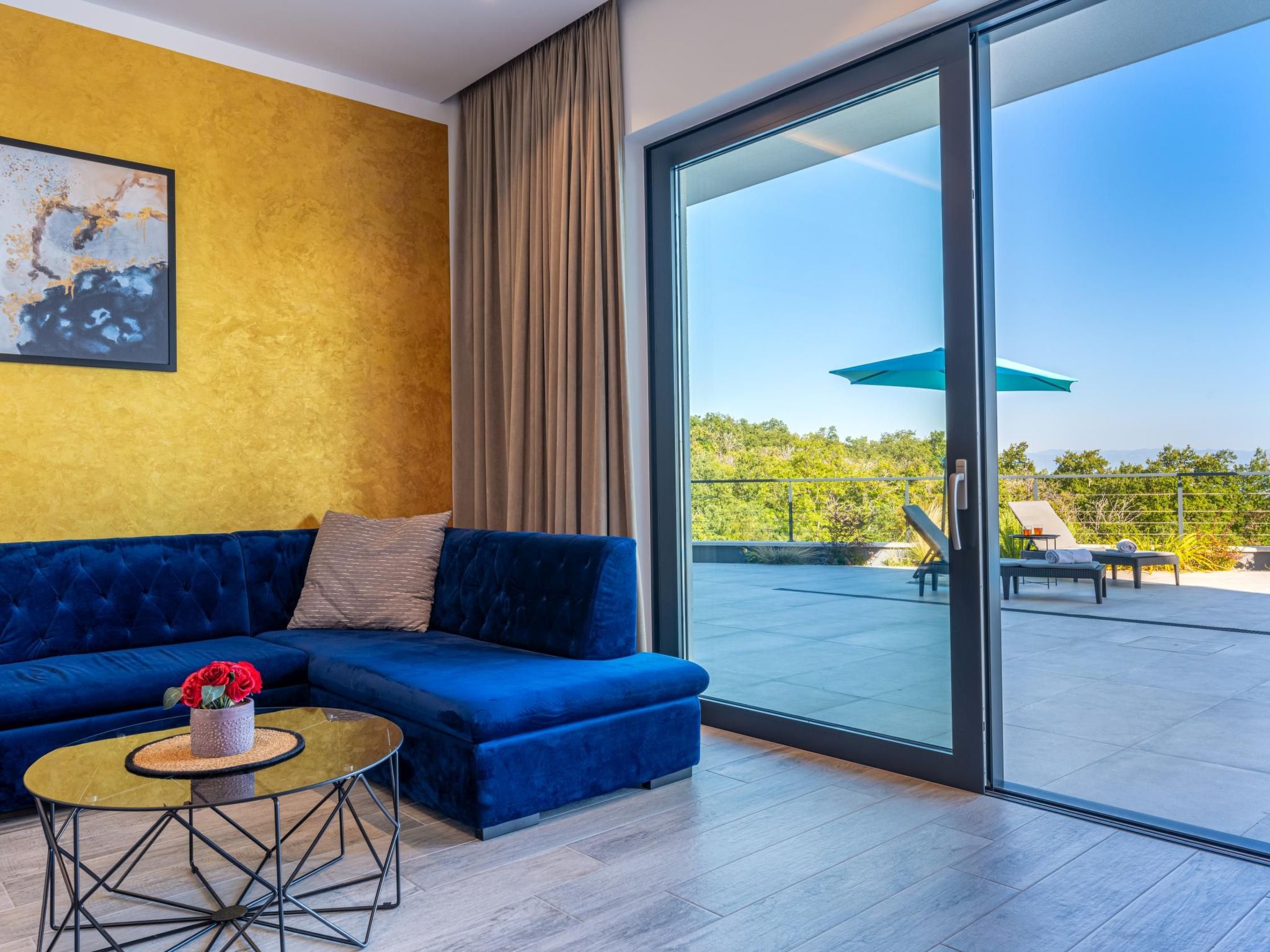 Schönes Ferienhaus Villa Ziganto-Dedans