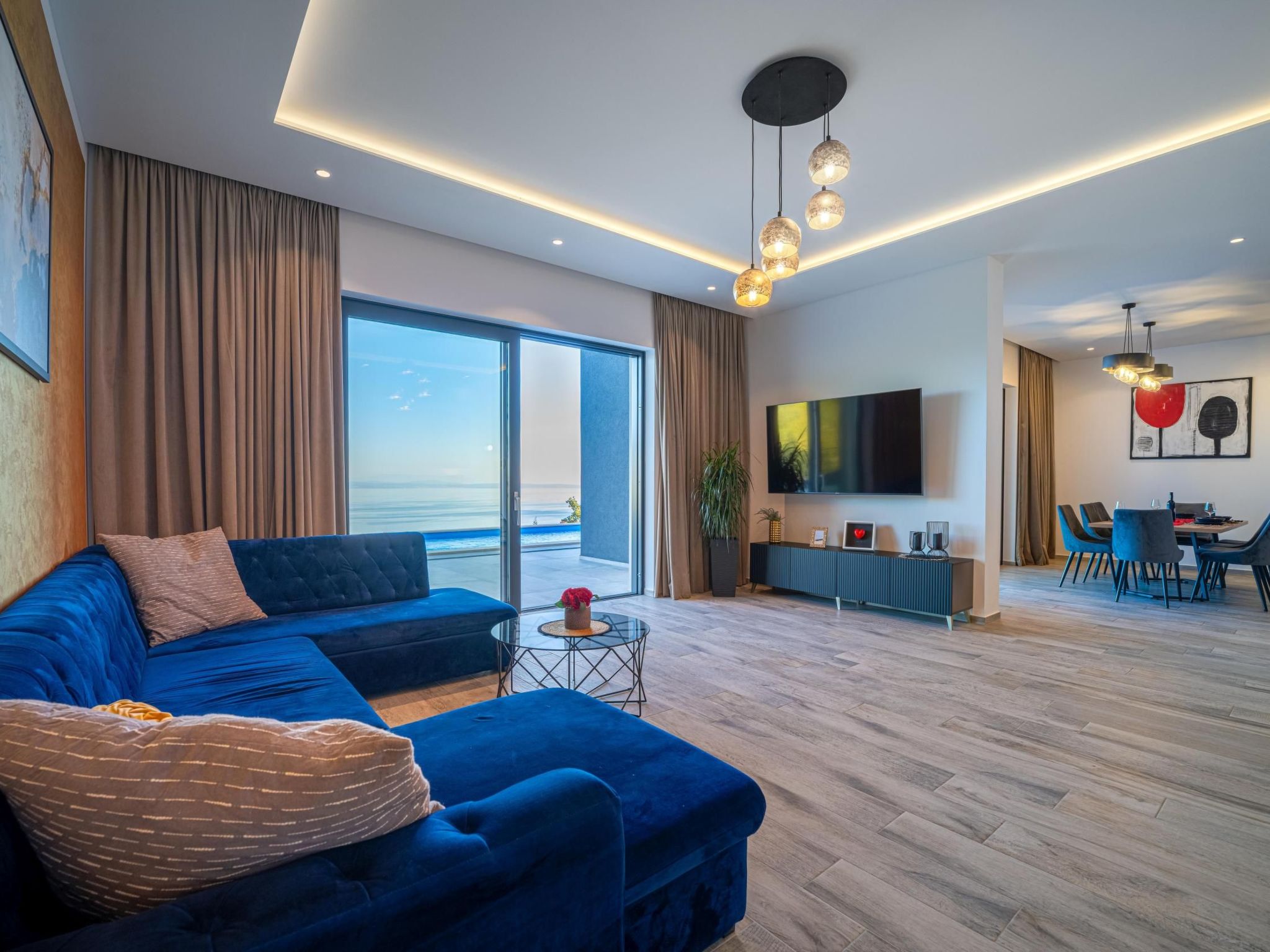 Schönes Ferienhaus Villa Ziganto-Dedans