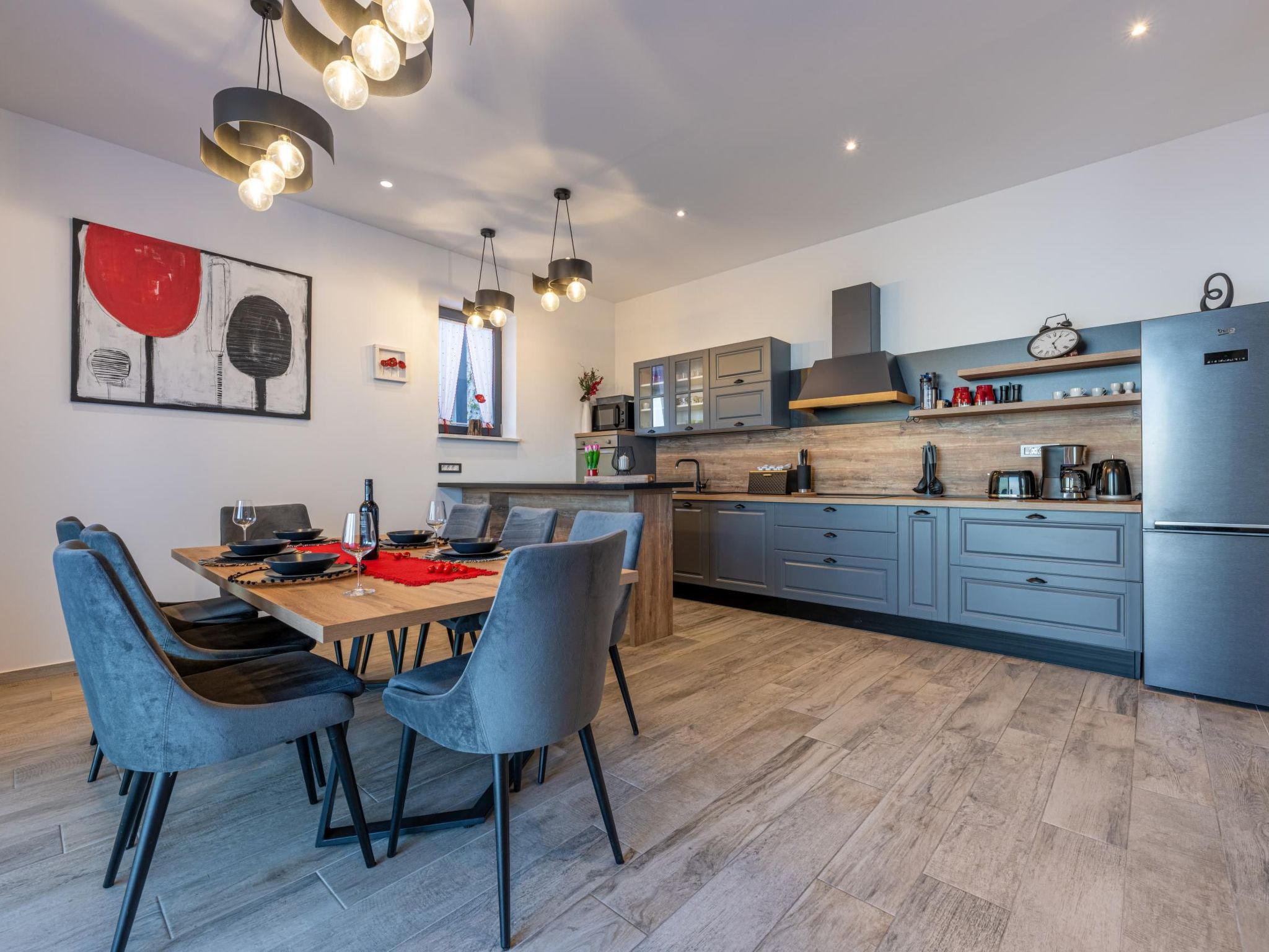 Schönes Ferienhaus Villa Ziganto-Dedans