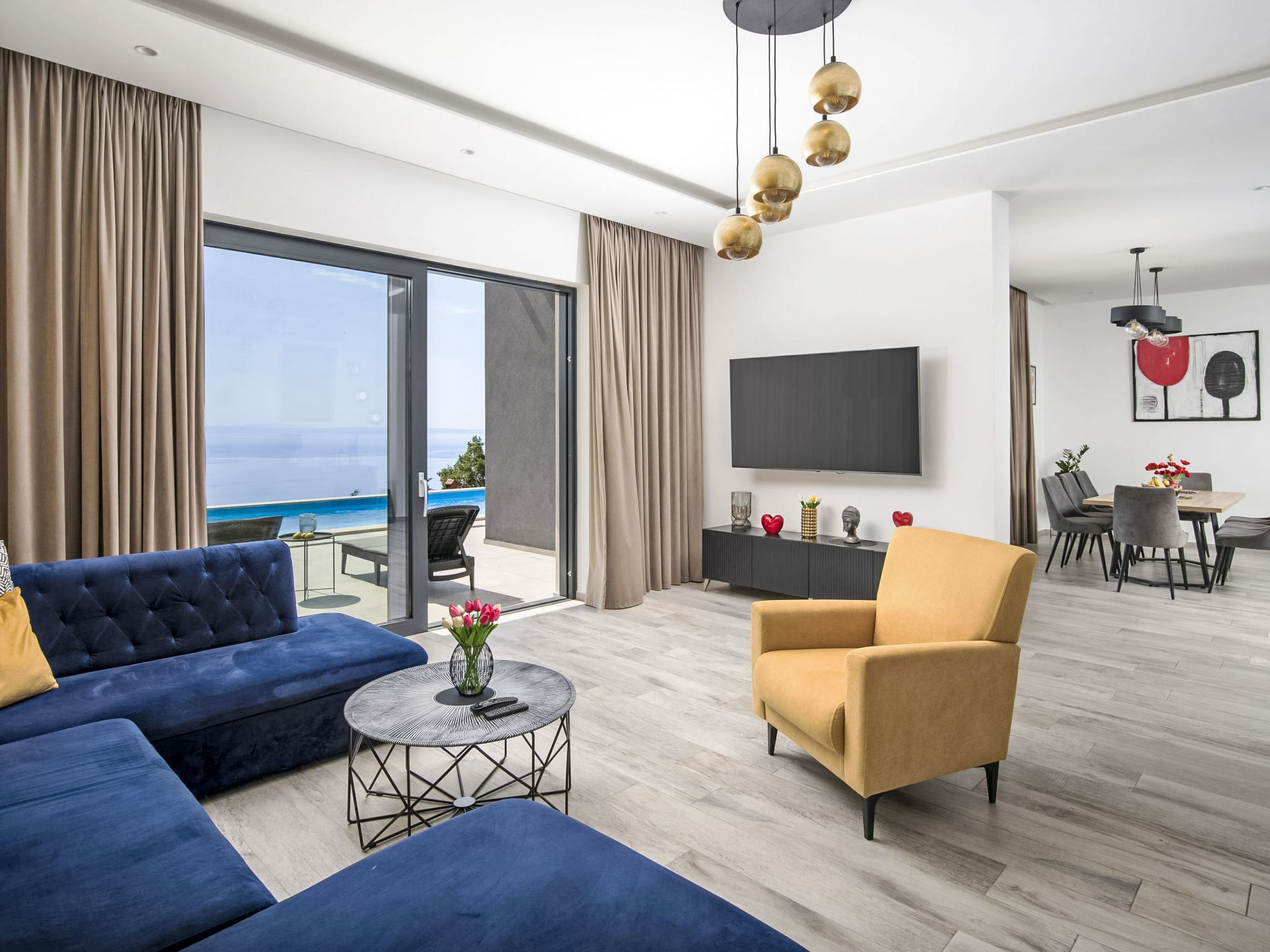 Schönes Ferienhaus Villa Ziganto - Dedans