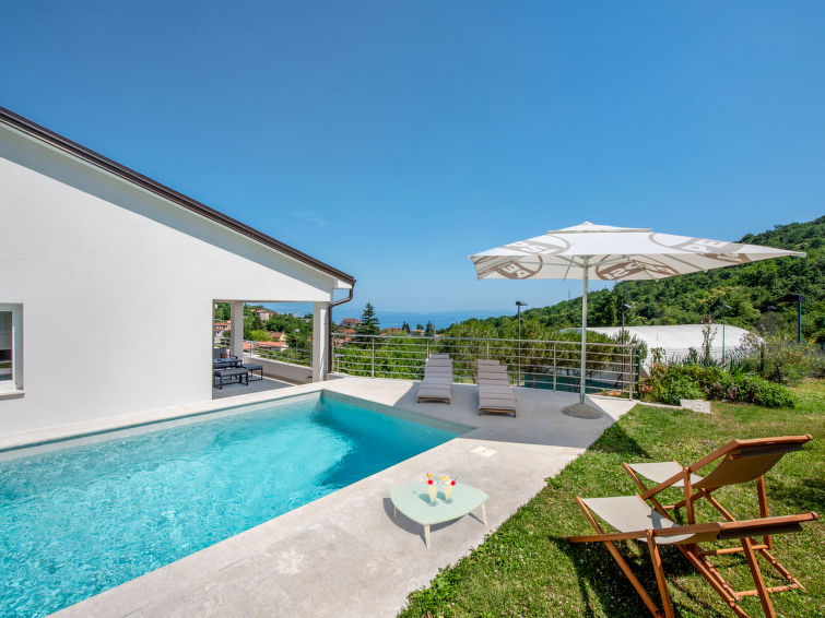 Sauna en privézwembad bij Villa Luni in Rukavac in Opatija/Rukavac