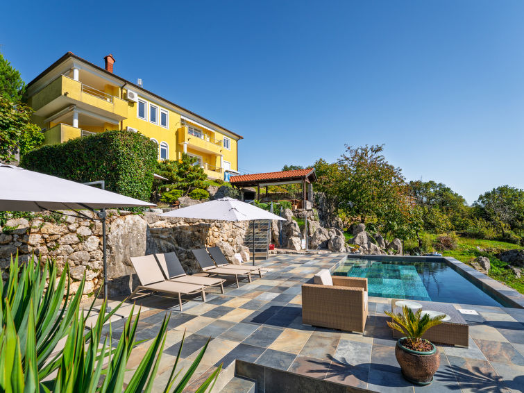 Vakantiehuis met zwembad in Opatija/Kastav (Kroatië) voor 4 personen