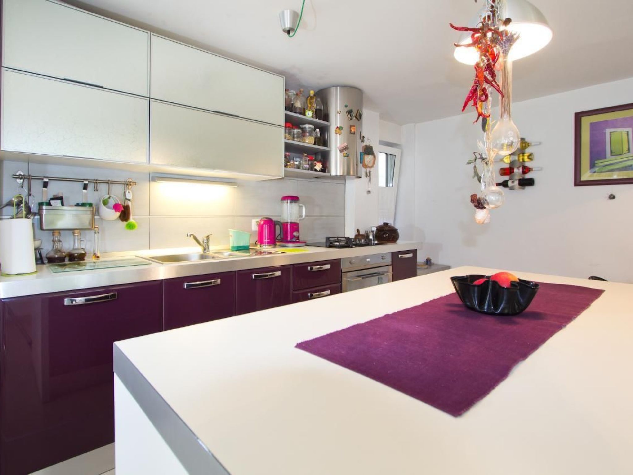 Wohnung in Rijeka mit Terrasse und Grill-Binnen