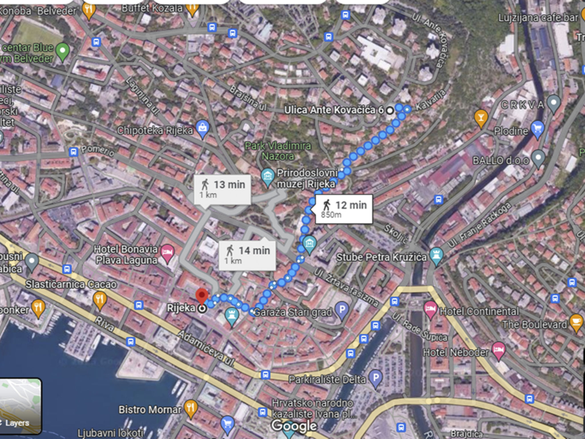 Fiorino Apartment-Studio Rijeka mit Balkon-Inside