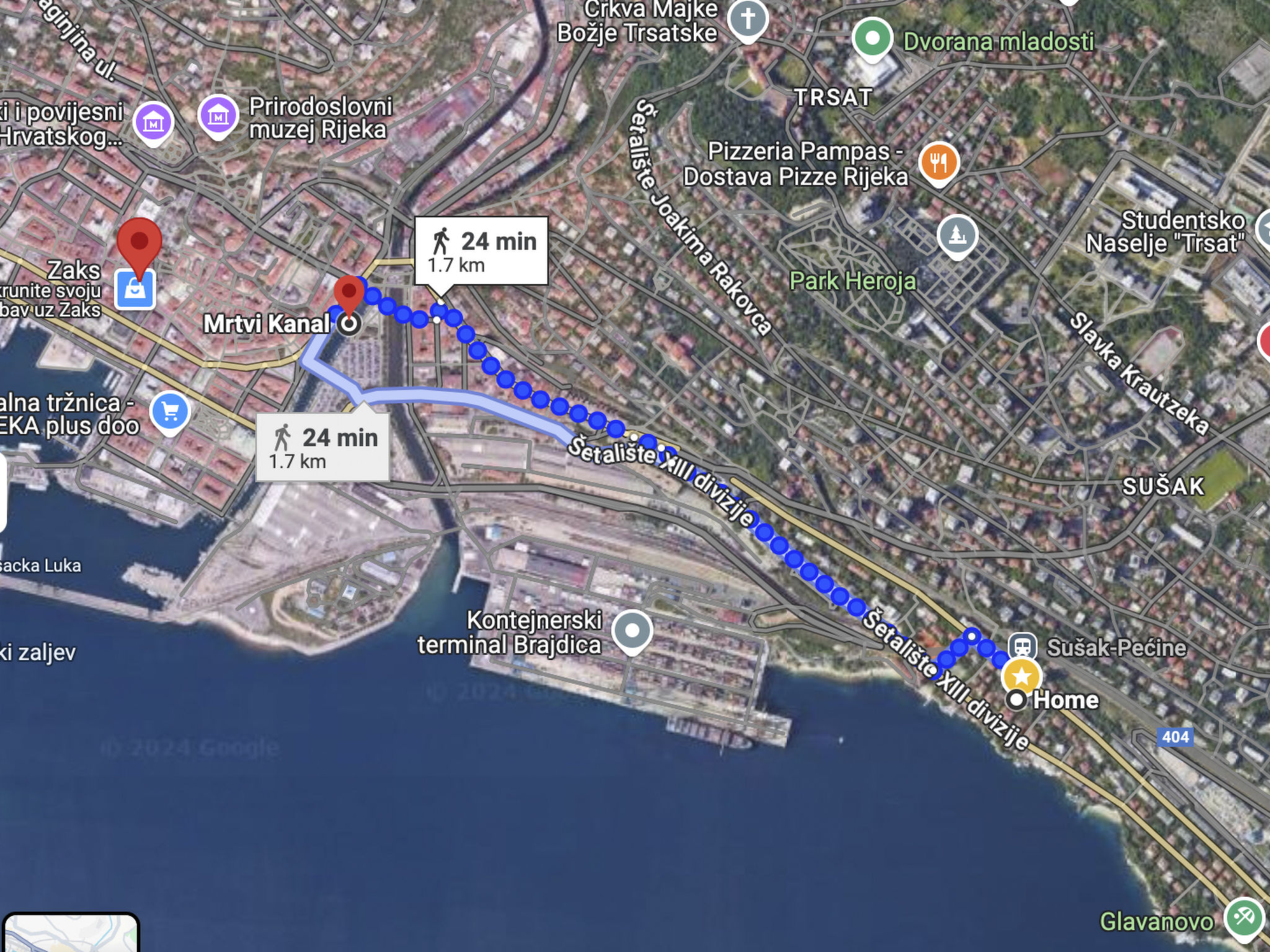 Wohnung Fiorino Rijeka, Kvarner Bucht-Binnen