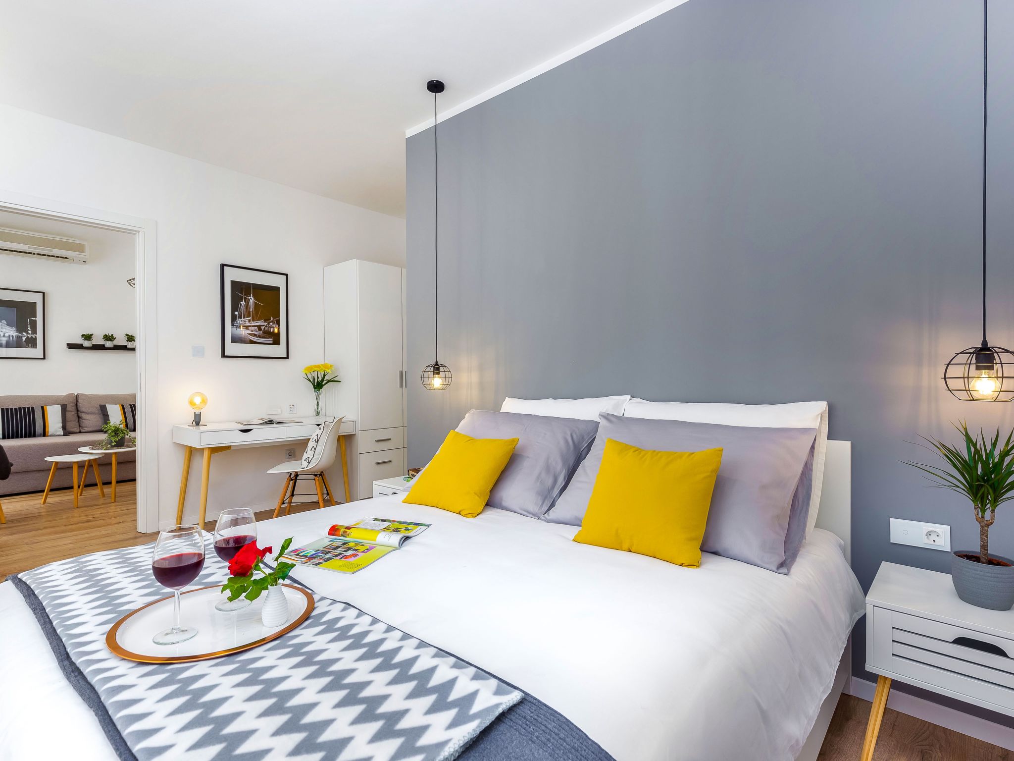 Discover the charm of Rijeka by staying in a naturally well-lit, new one-bedroom apartment located in the heart of Rijeka Old Town. Overlooking the vibrant pedestrian zone, this accommodation offers a..