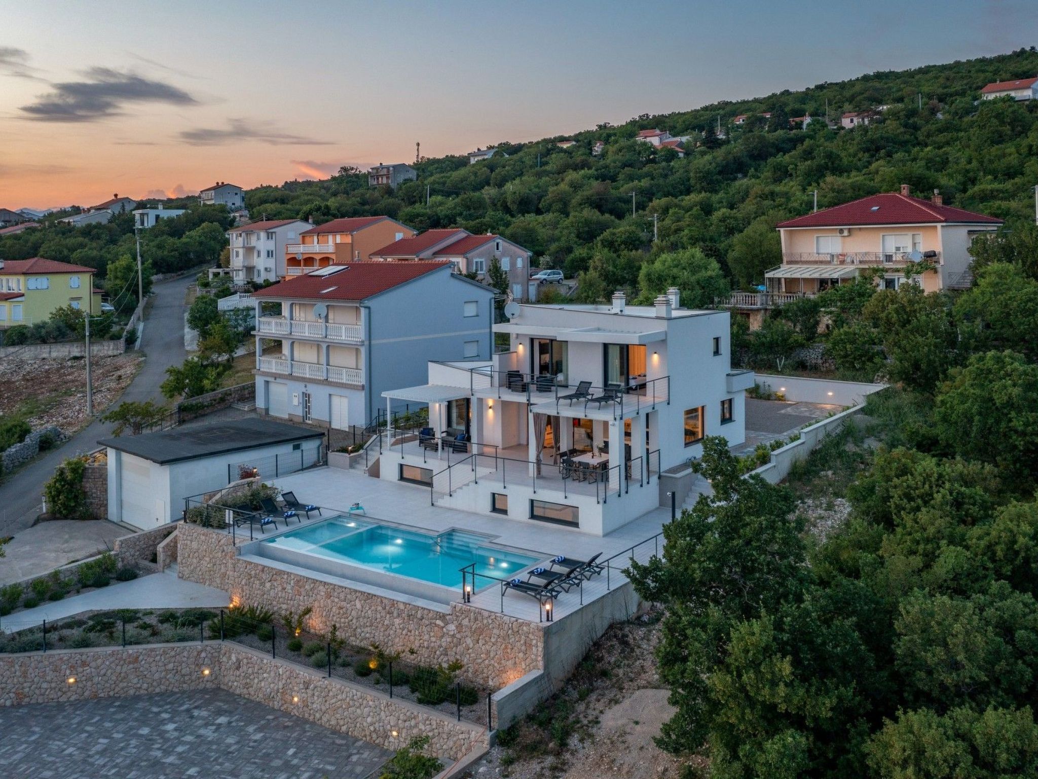 Villa Visum für 7 Personen in Srika, Kvarner Bucht-Binnen