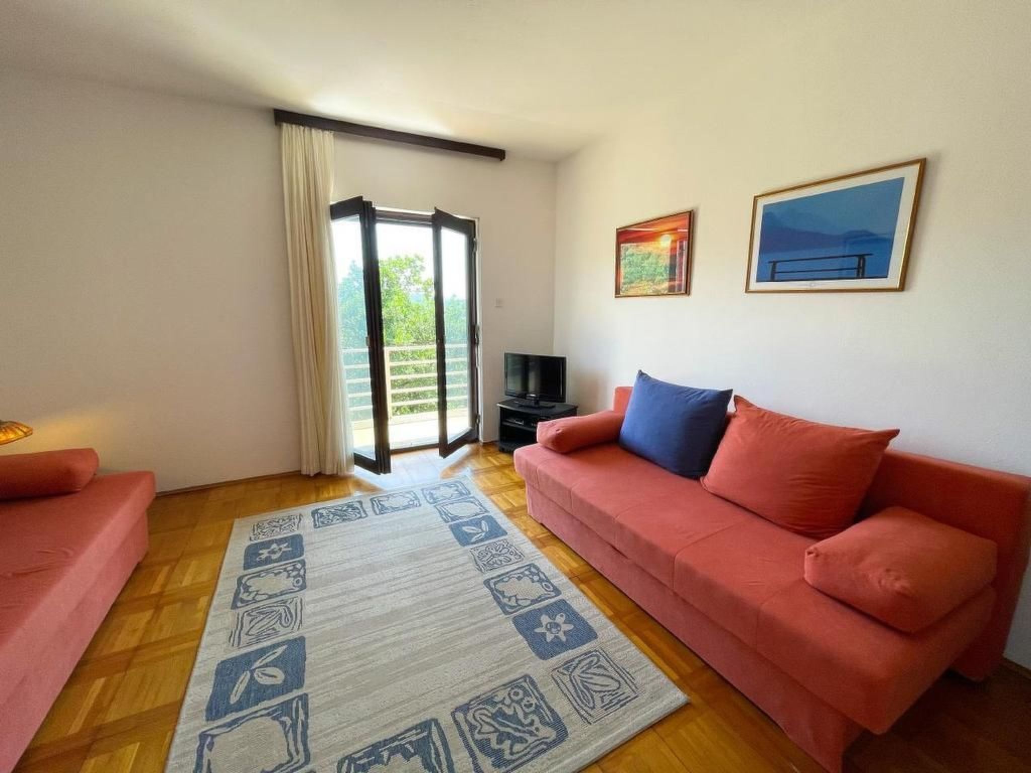 Appartement in Šmrika mit Terrasse und Grill-Dedans