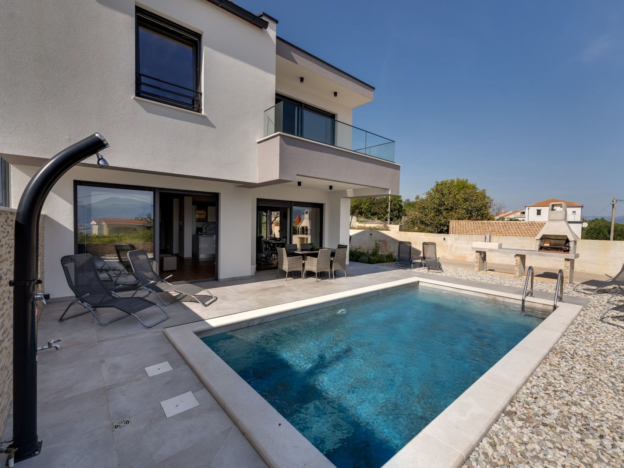 Villa "Rosemary" mit Pool und Panoramablick auf das Meer-Image-tags.info