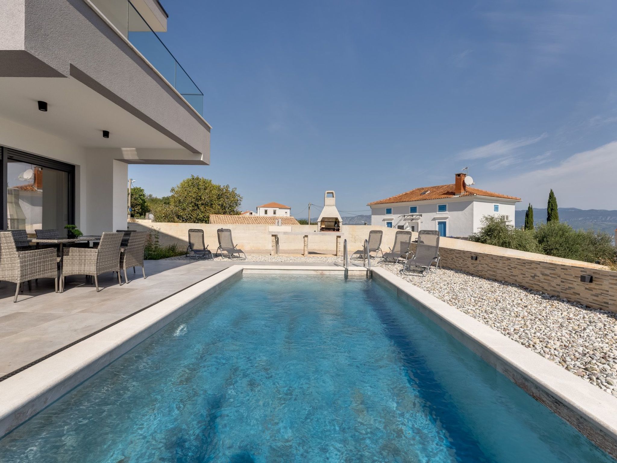 Villa "Rosemary" mit Pool und Panoramablick auf das Meer-Image-tags.info