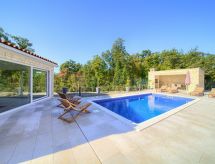 Villa Adria in Garica: privézwembad, tuin en uitzicht op de Kvarner Baai - thumbnail 3