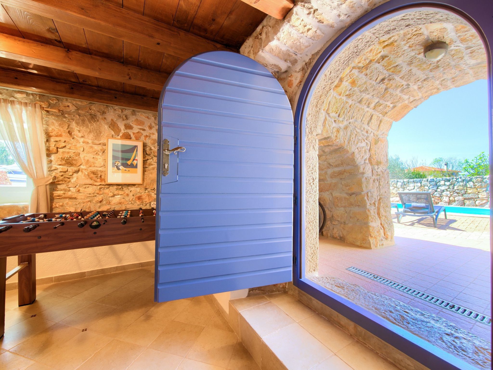 Steinvilla Margaret mit Pool und besonderem Flair-Dedans