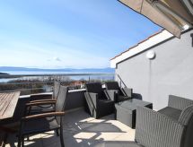 Panoramisch appartement op 250 meter van het strand in Njivice - thumbnail 6