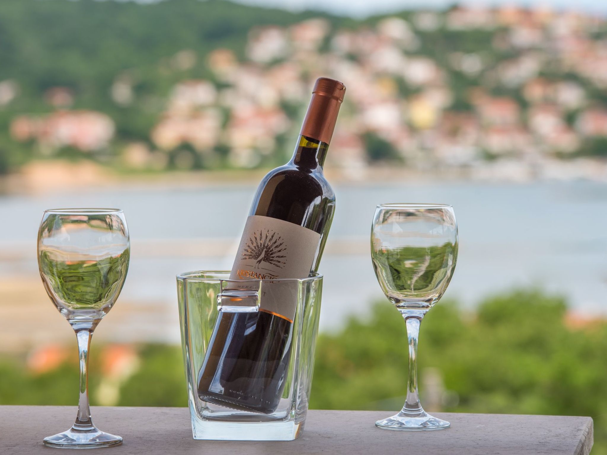 Appartement in Soline mit Großer Terrasse-Dedans