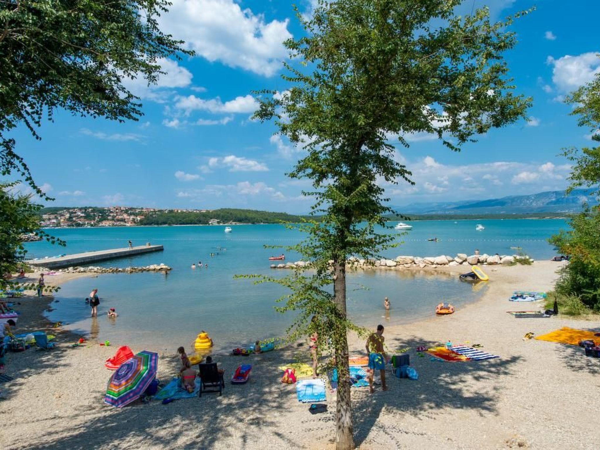 Appartement in Soline mit Großer Terrasse-Dedans
