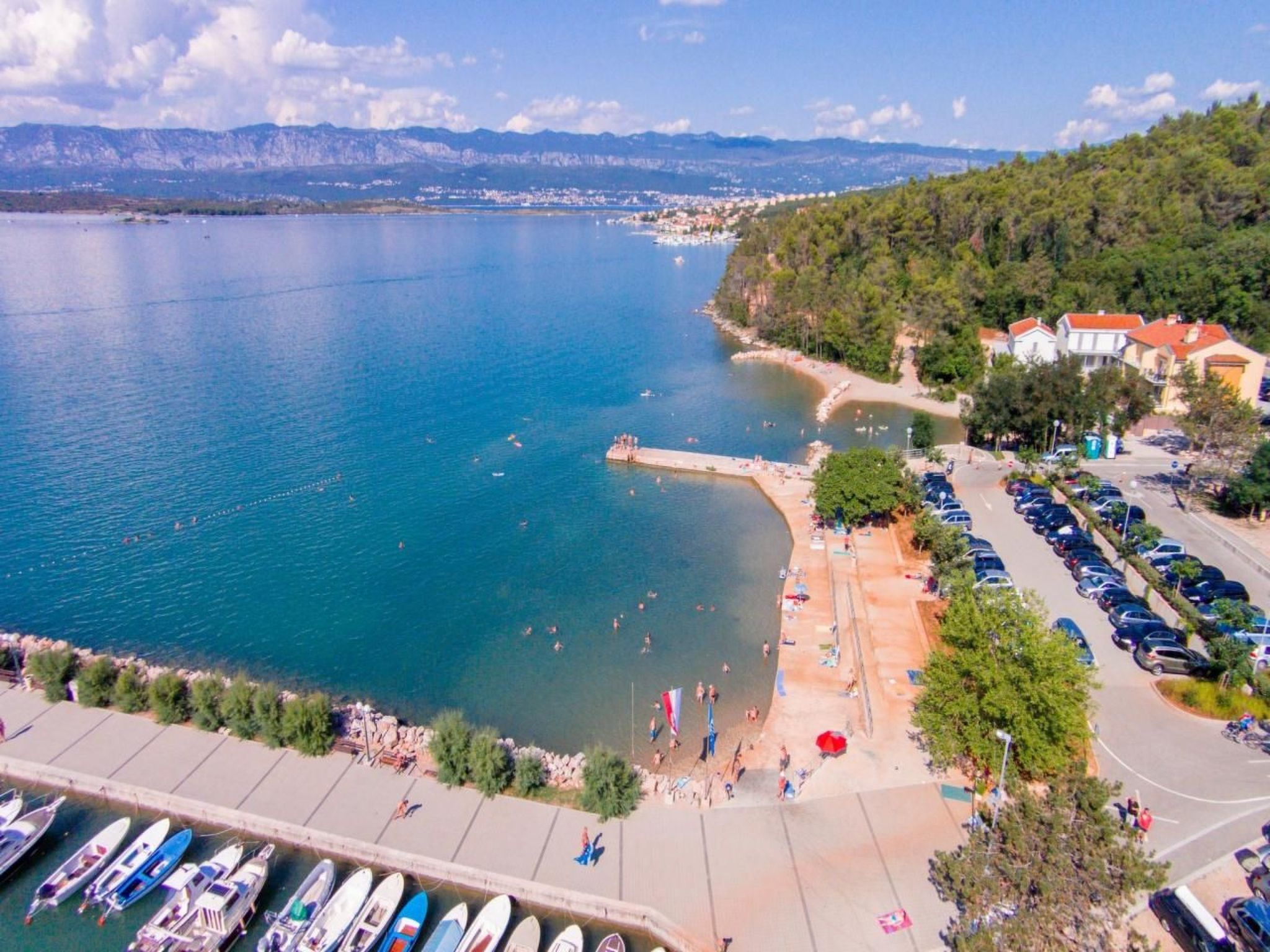 Appartement in Soline mit Großer Terrasse-Dedans