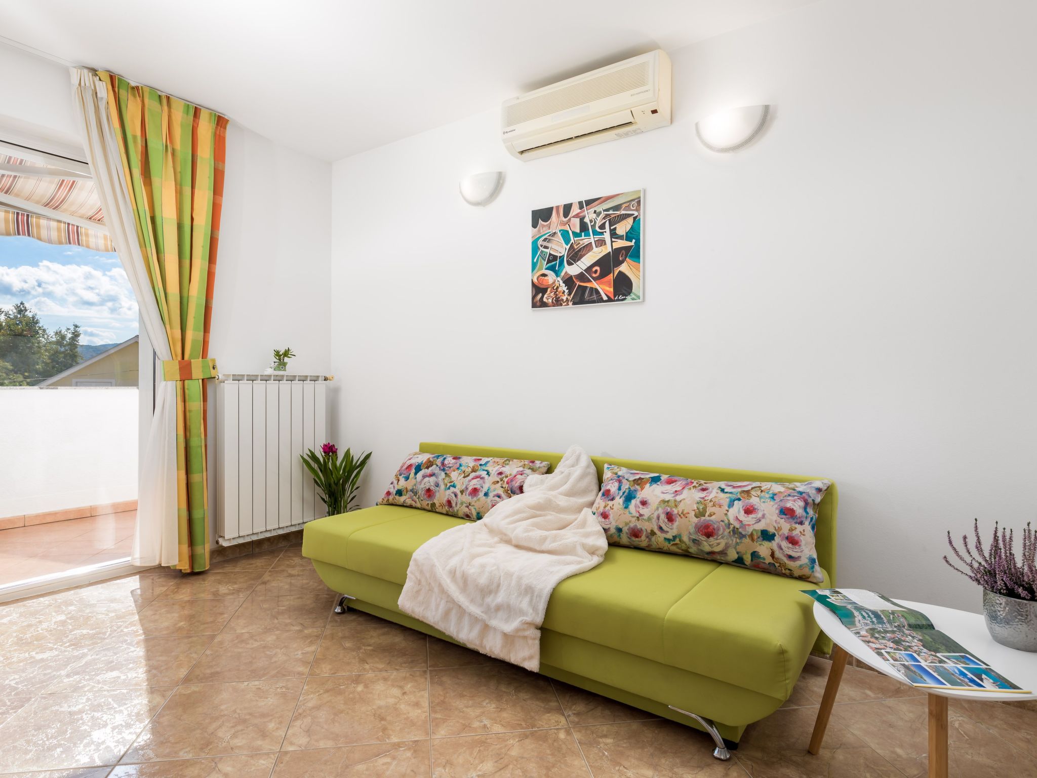 Gemütliche Wohnung 3 mit Meerblick-Dedans