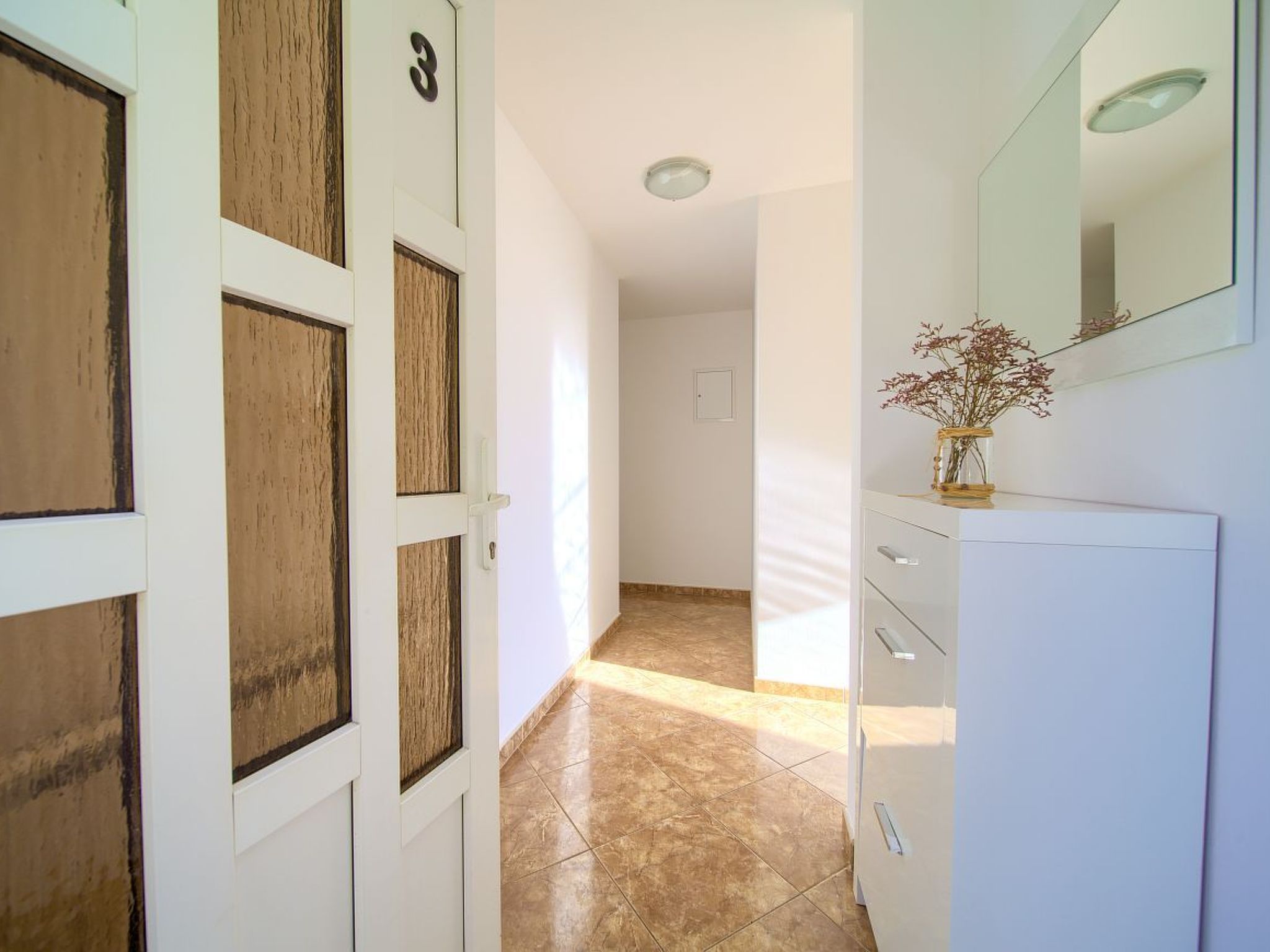 Gemütliche Wohnung 3 mit Meerblick-Dedans