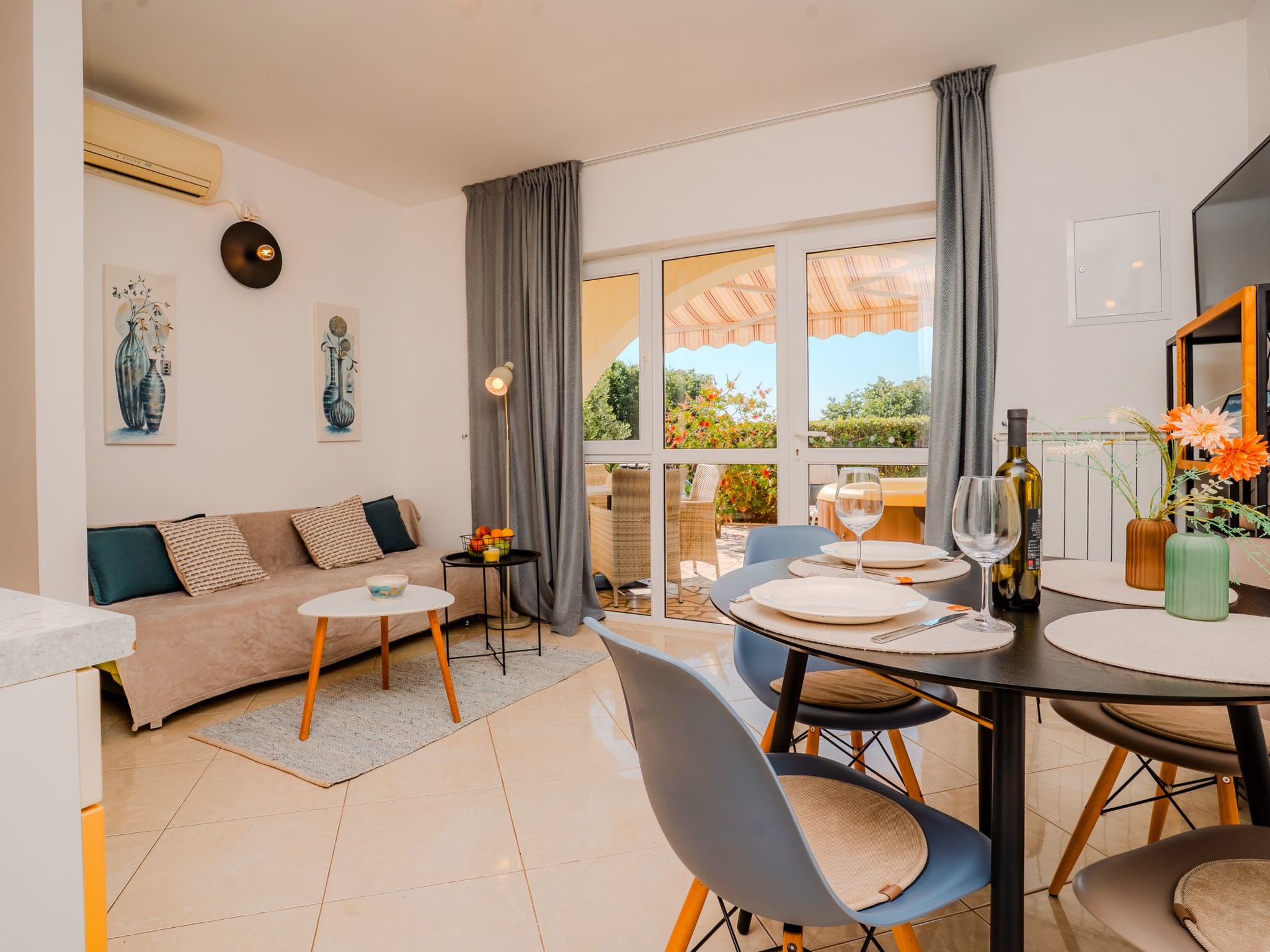 Moderne Wohnung im Erdgeschoss-Dedans