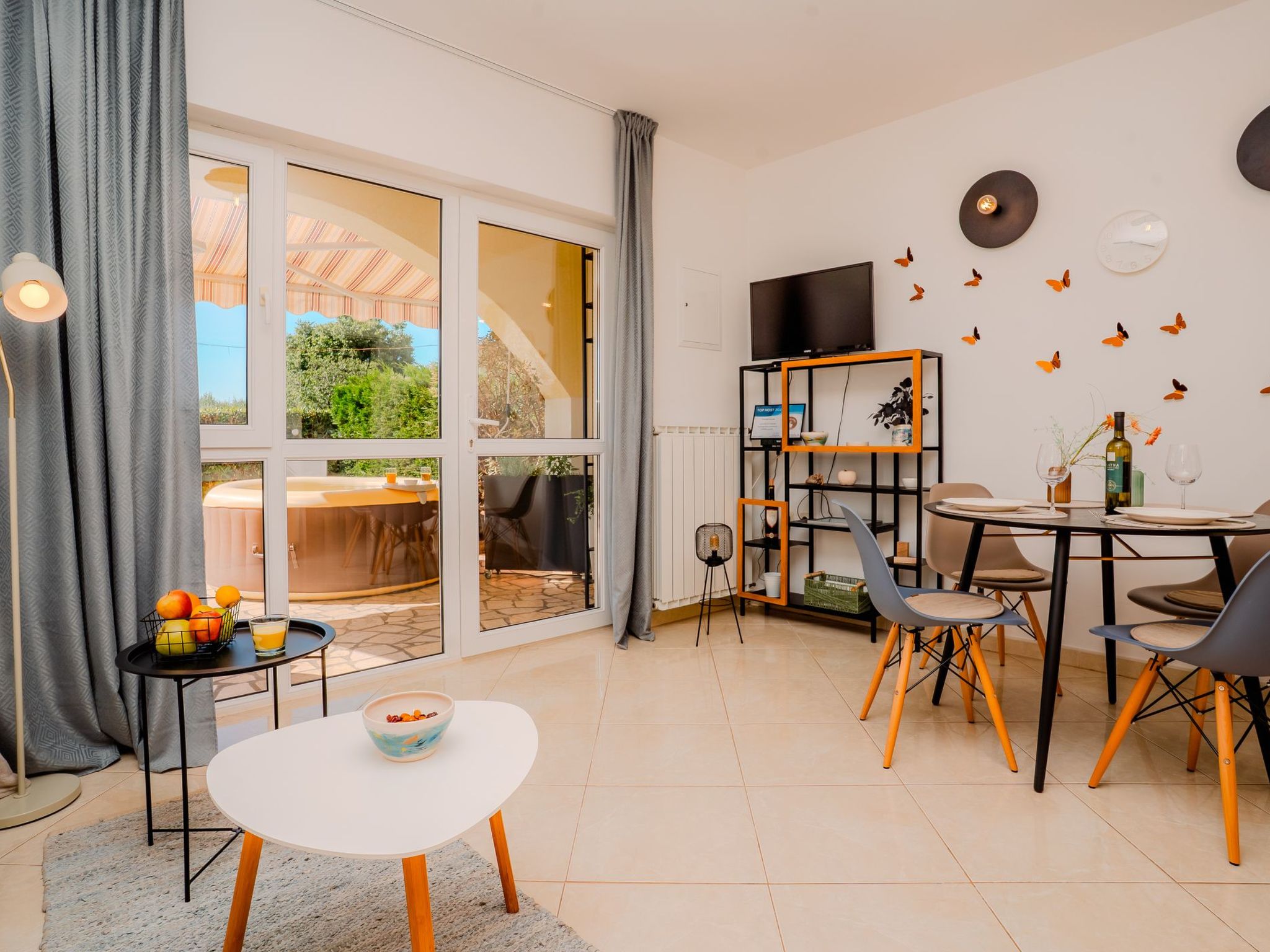 Moderne Wohnung im Erdgeschoss-Dedans