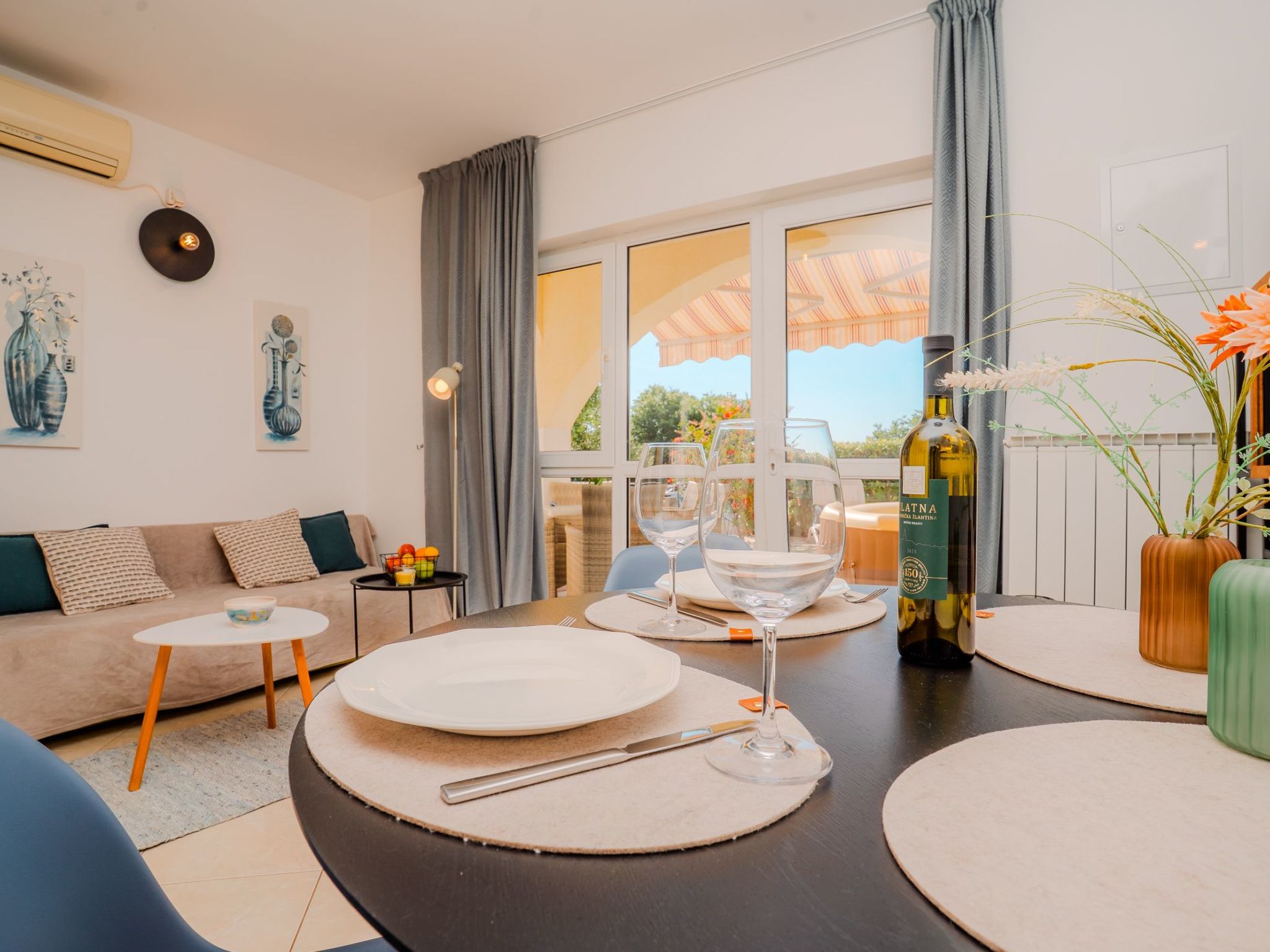 Moderne Wohnung im Erdgeschoss-Dedans