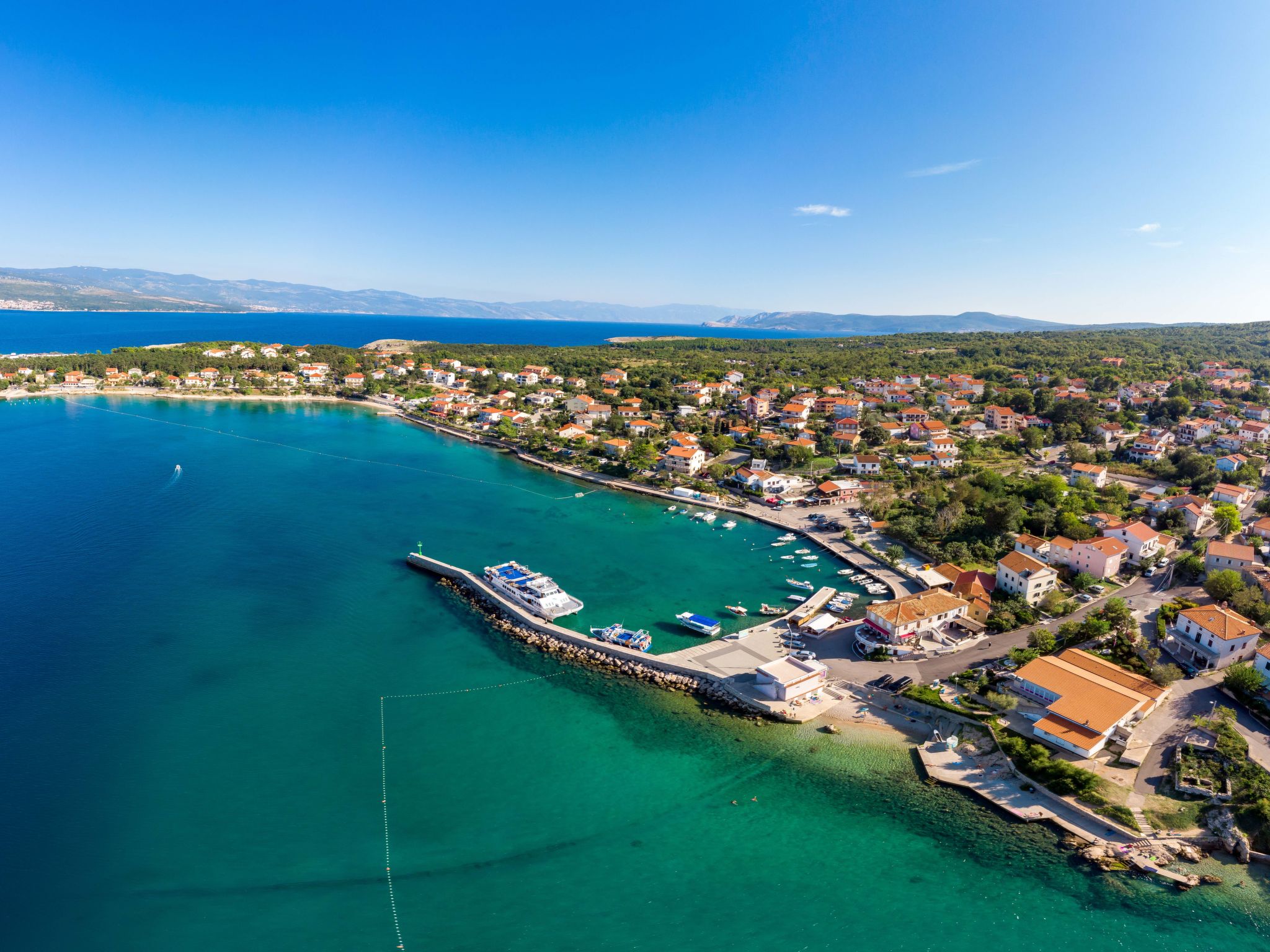 Für 2 Personen  + 1 Kind ca. 30 m&sup2; in Šilo, Adriaküste Kroatien (Kroatisch-Omgeving