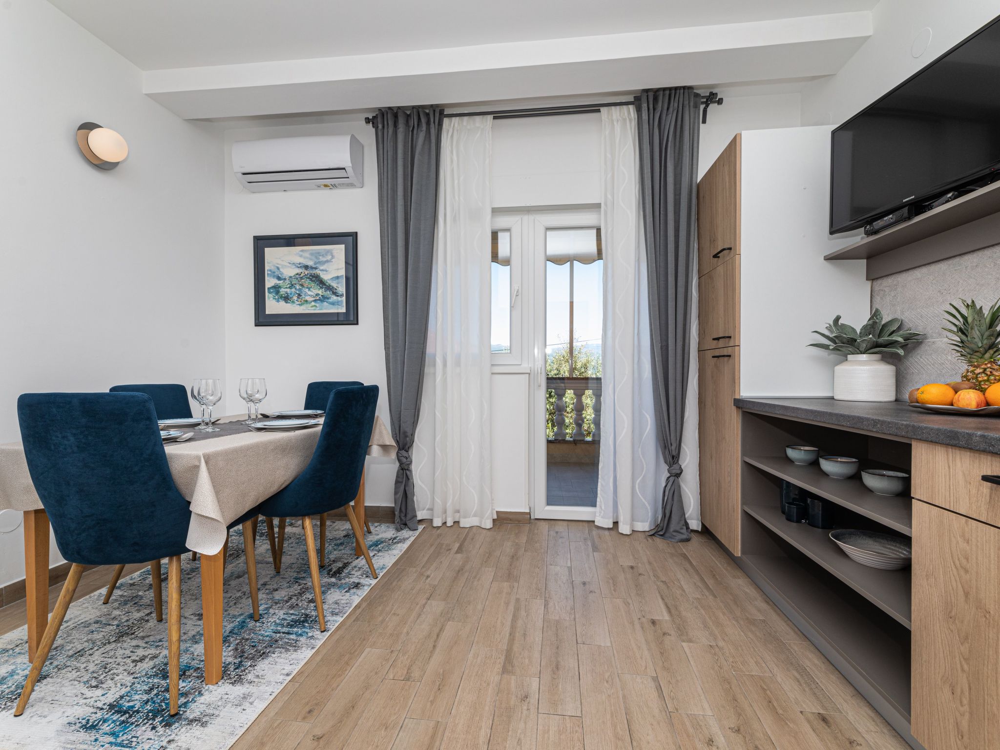 Für 2 Personen  + 1 Kind ca. 40 m&sup2; in Šilo, Adriaküste Kroatien (Kroatisch-Inside