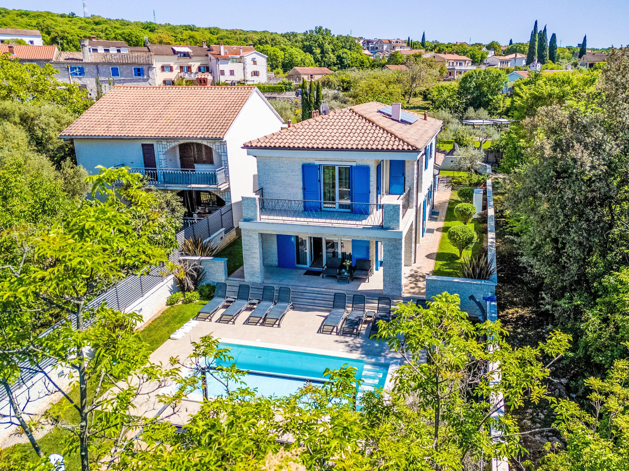 Villa Valle:staande villa met privé-verwarmd zwembad nabij zee - foto 57