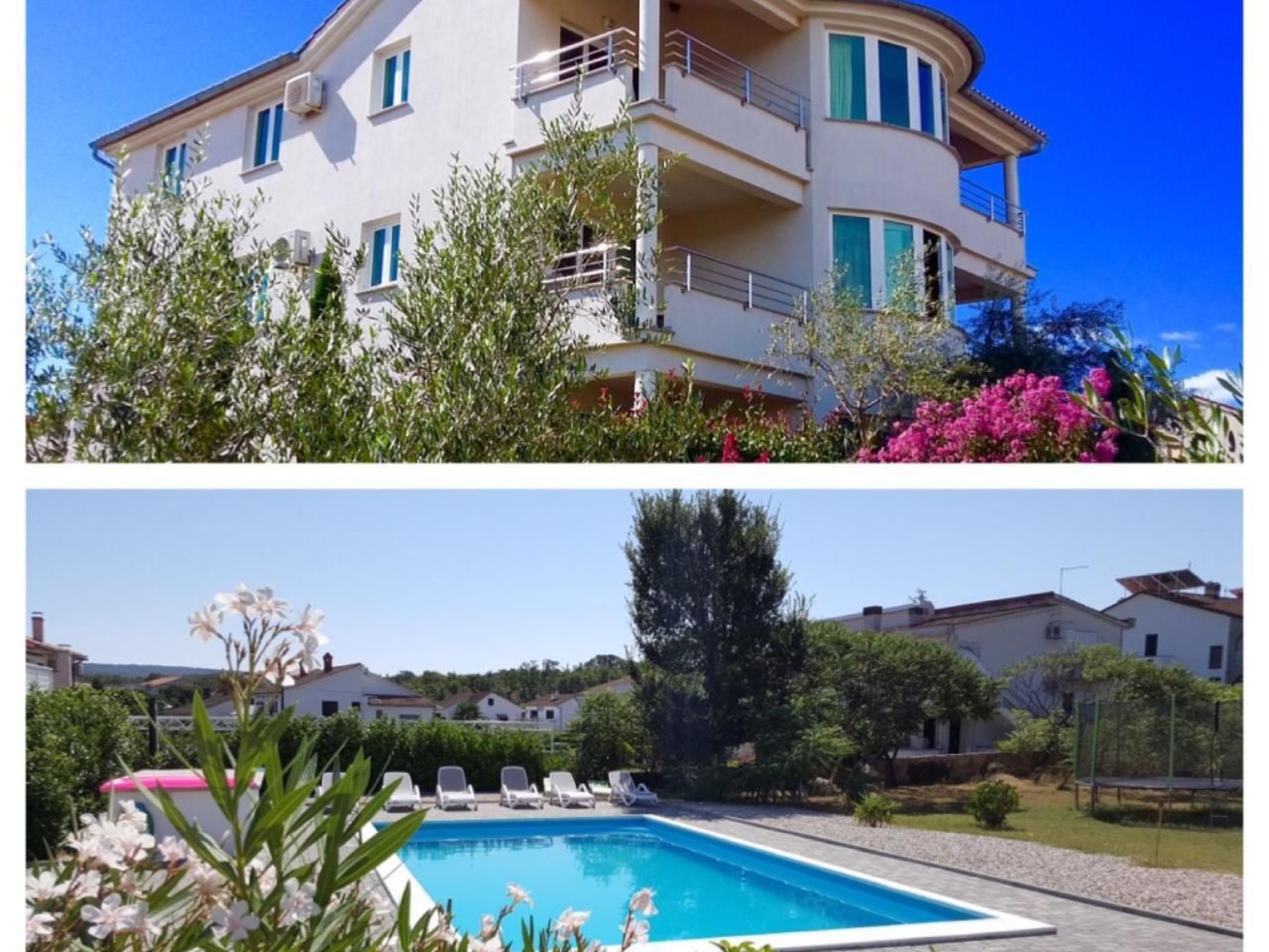 Ferienhaus in Krk/Milohnici (Kroatien) und 1 Hund erlaubt