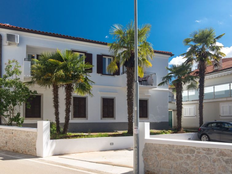 3-persoons appartement aan zee in Milohnići, Krk in Krk/Milohnići