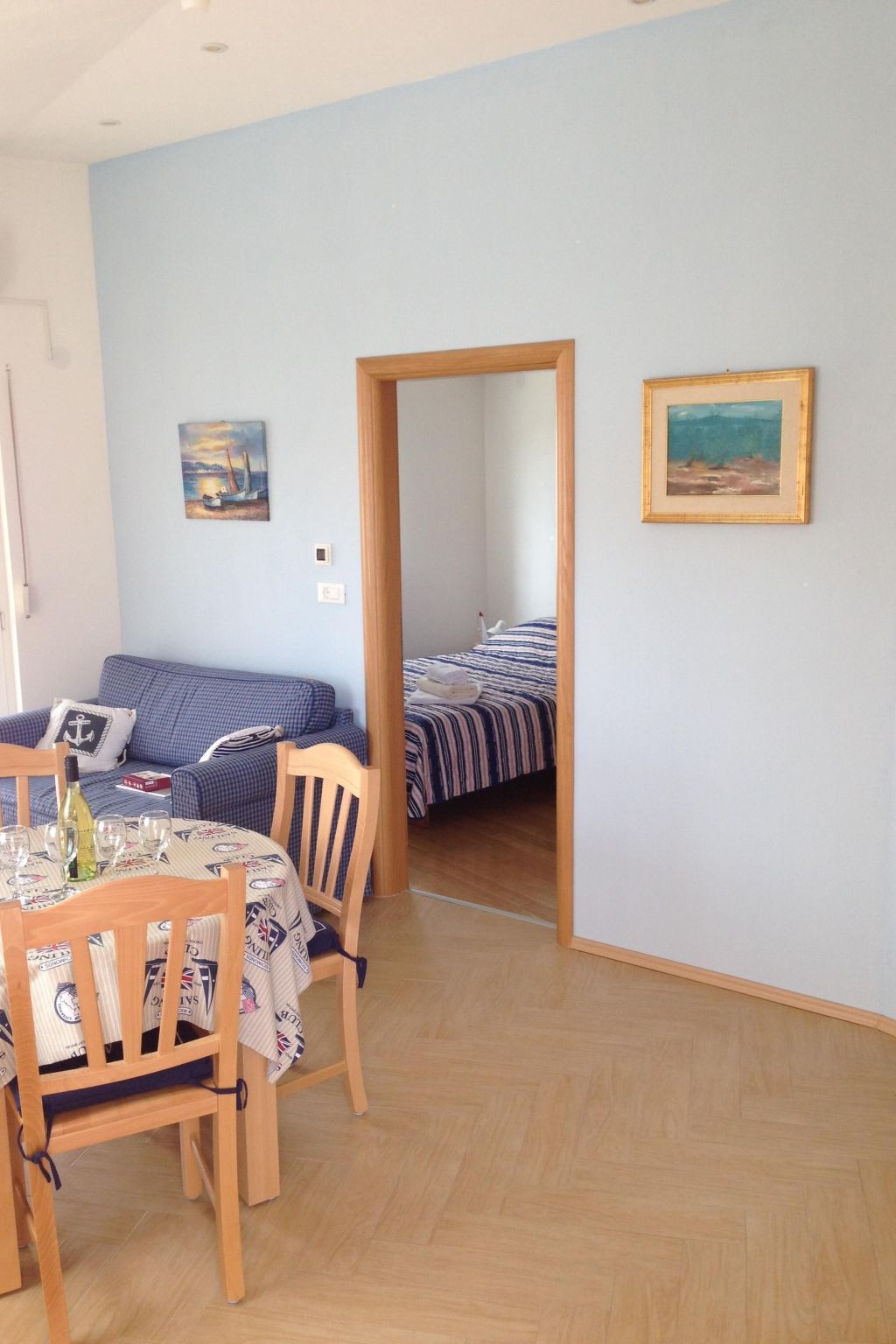 In Krk mit Privatparkplatz