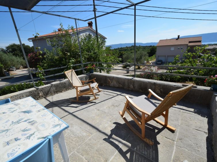 3-persoons vrijstaand appartement in Krk in Krk/Krk