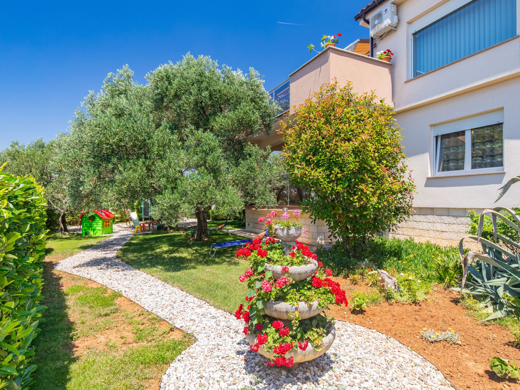 Ferienhaus mit umzäuntem Garten in Krk/Punat (Kroatien) und 1 Hund erlaubt