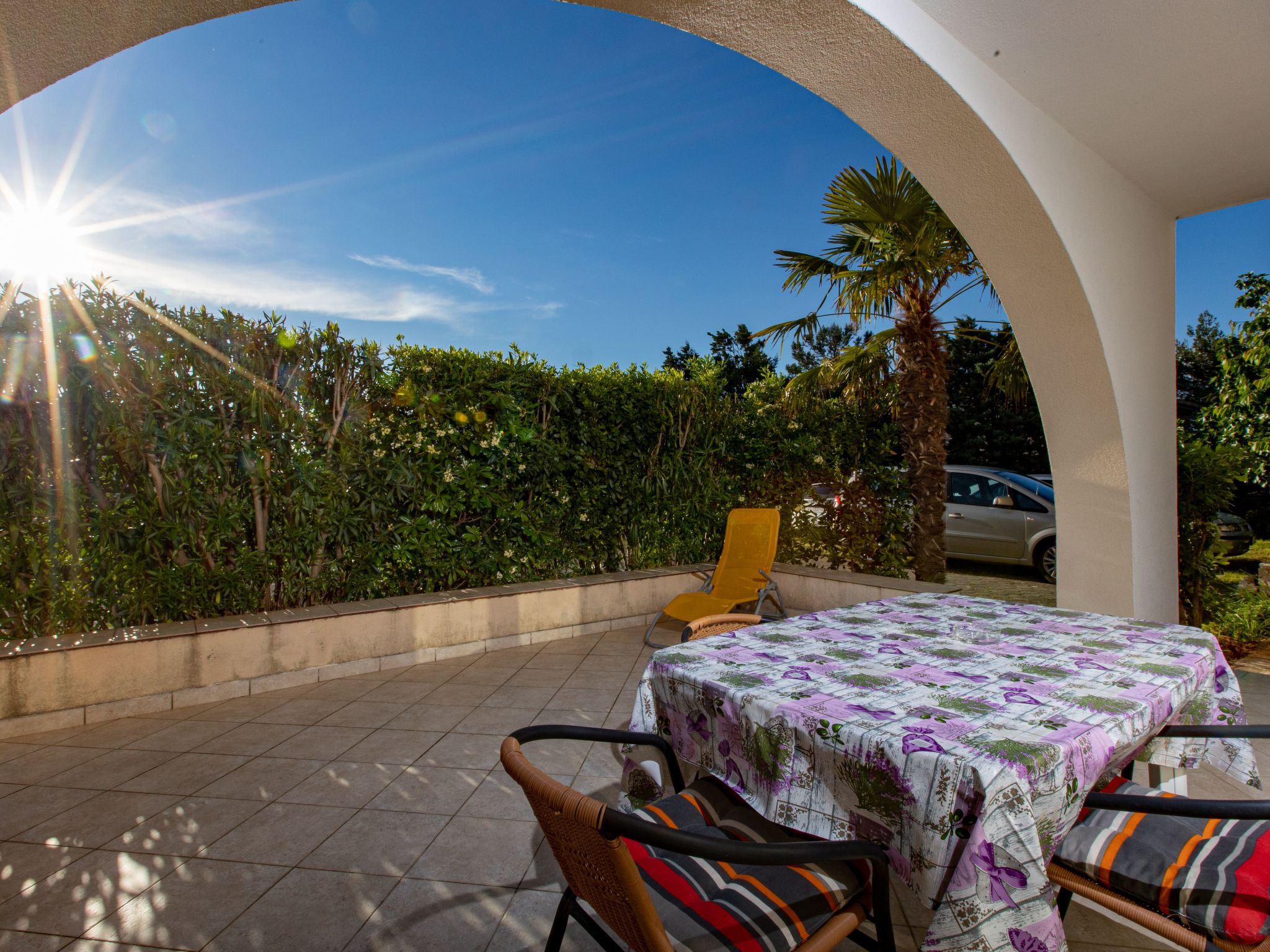 Ferienhaus mit umzäuntem Garten in Krk/Punat (Kroatien) und 1 Hund erlaubt