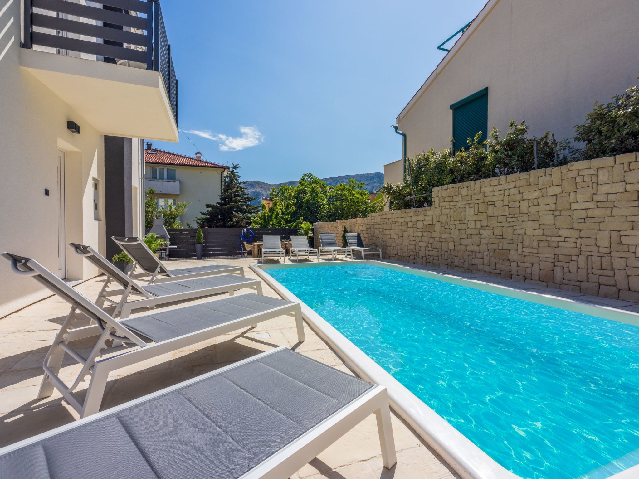 Villa mit privatem Pool für 8 Personen auf der Insel Baska