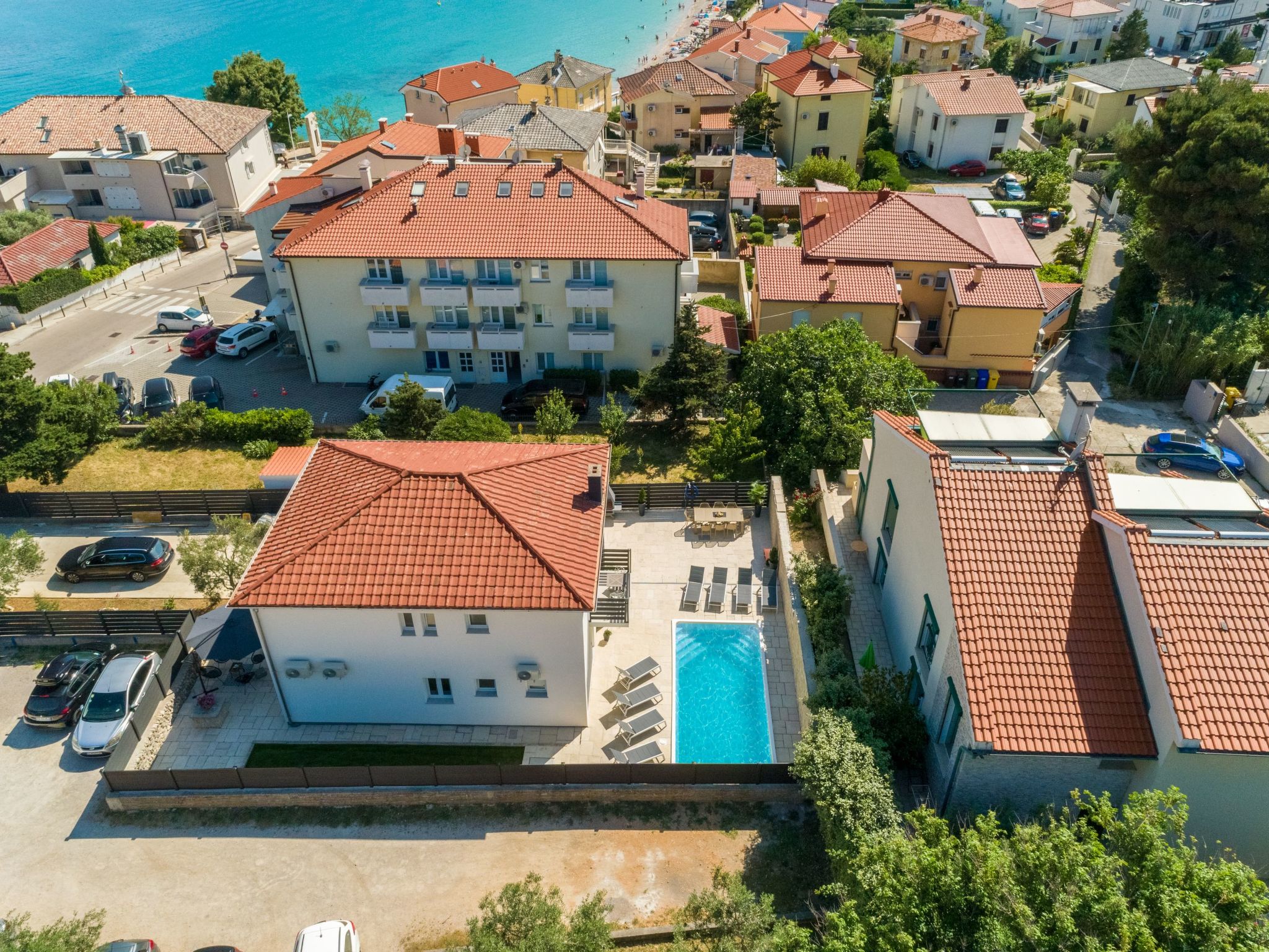 Villa mit privatem Pool für 8 Personen auf der Insel Baska-Dehors