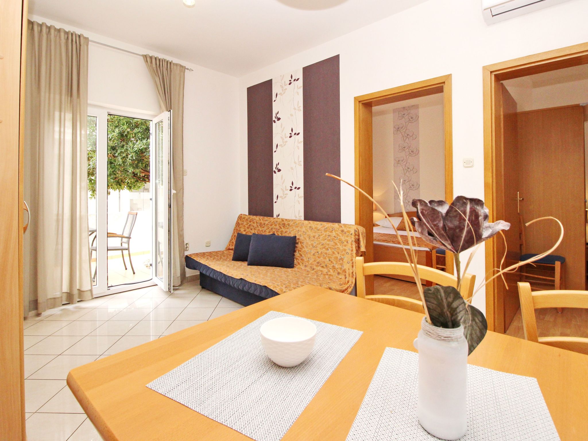 In Baška mit Eigener Terrasse-Binnen