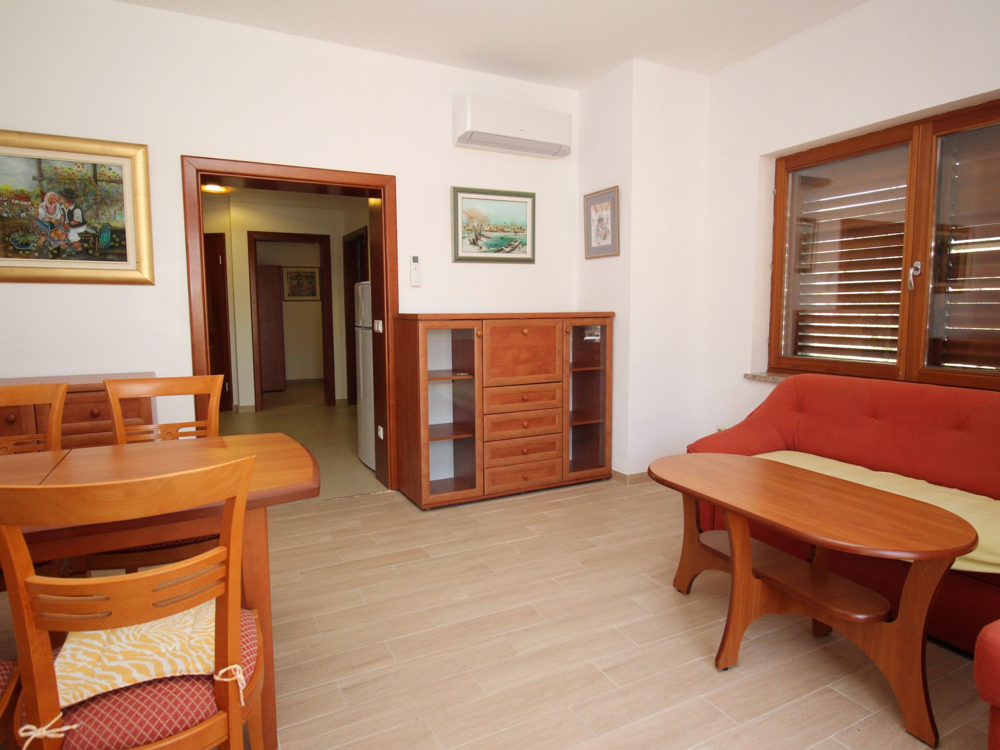 In Baška mit Eigenem Balkon-Drinnen