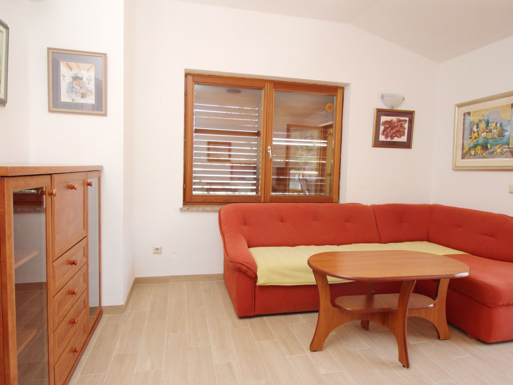 In Baška mit Eigenem Balkon-Drinnen