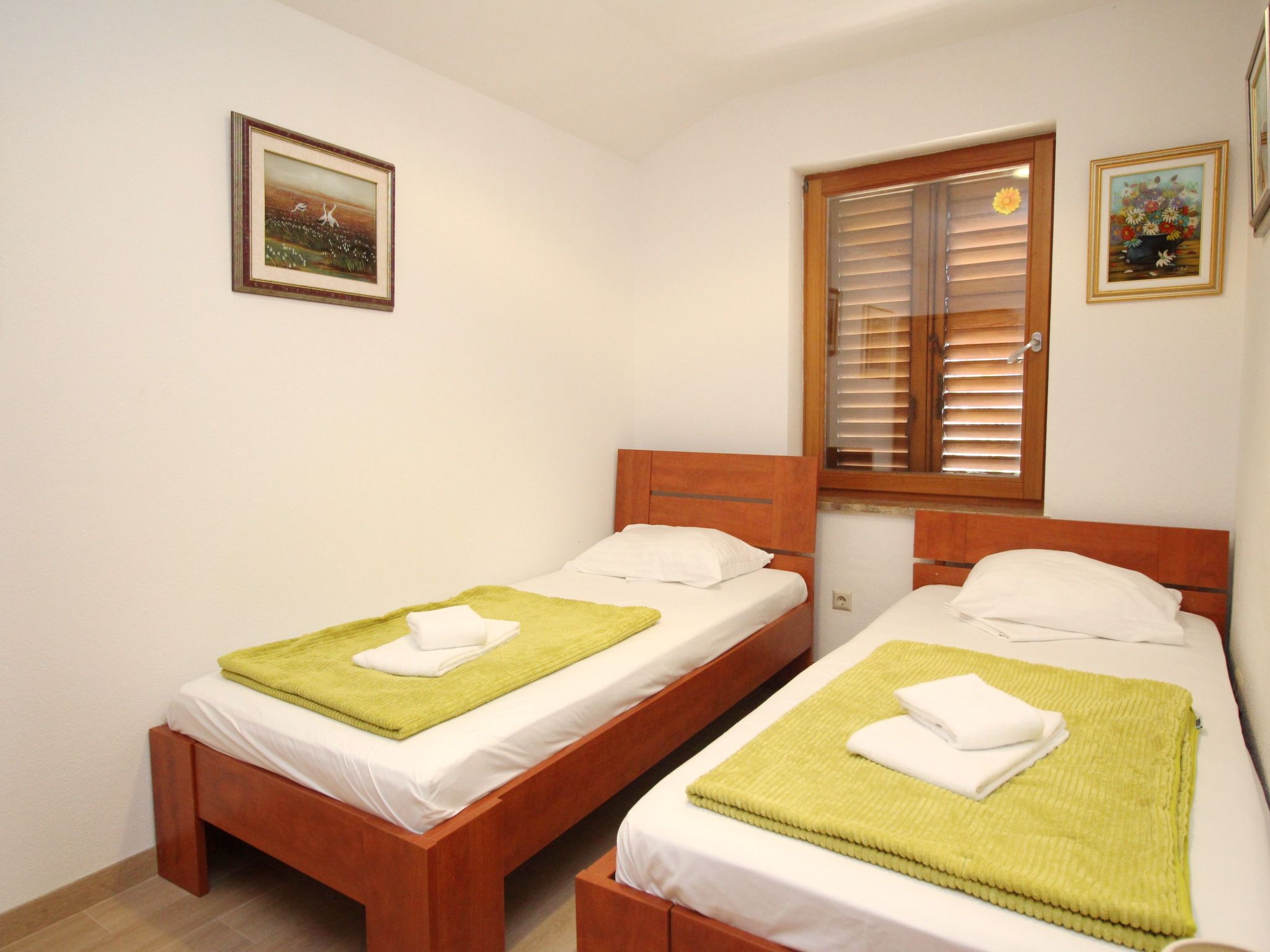 In Baška mit Eigenem Balkon-Drinnen