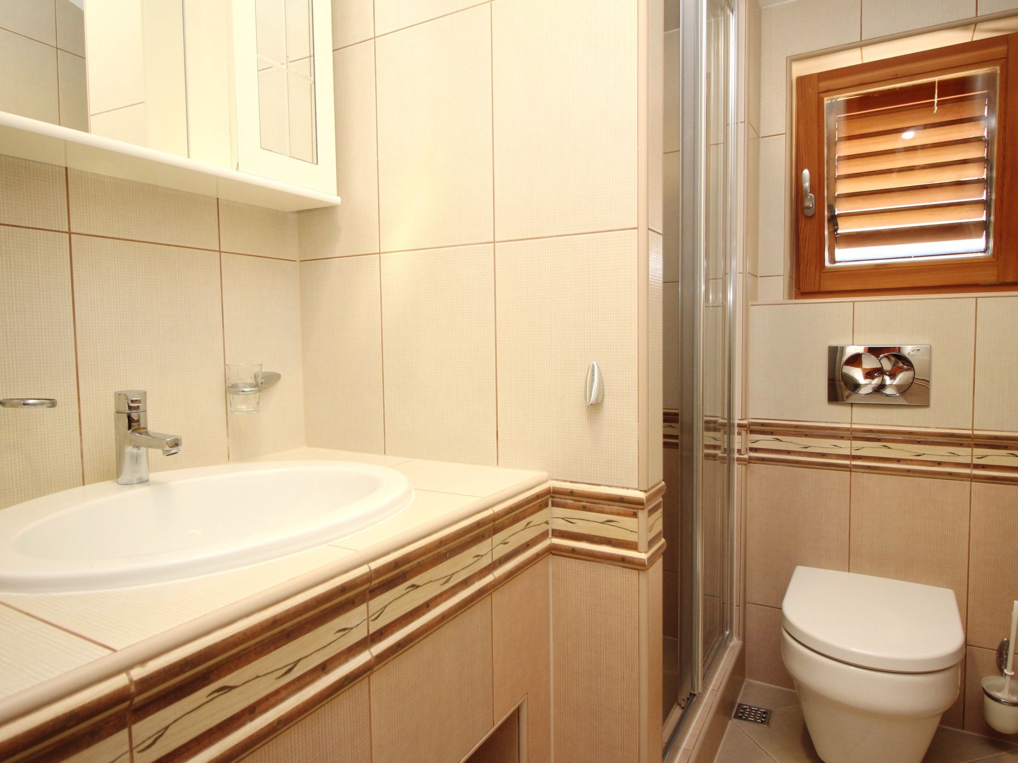 In Baška mit Eigenem Balkon-Drinnen